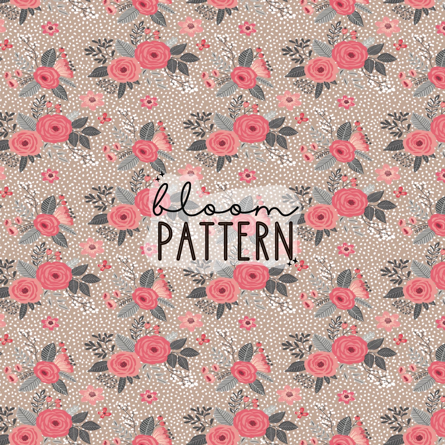 Boho Flower Seamless Pattern