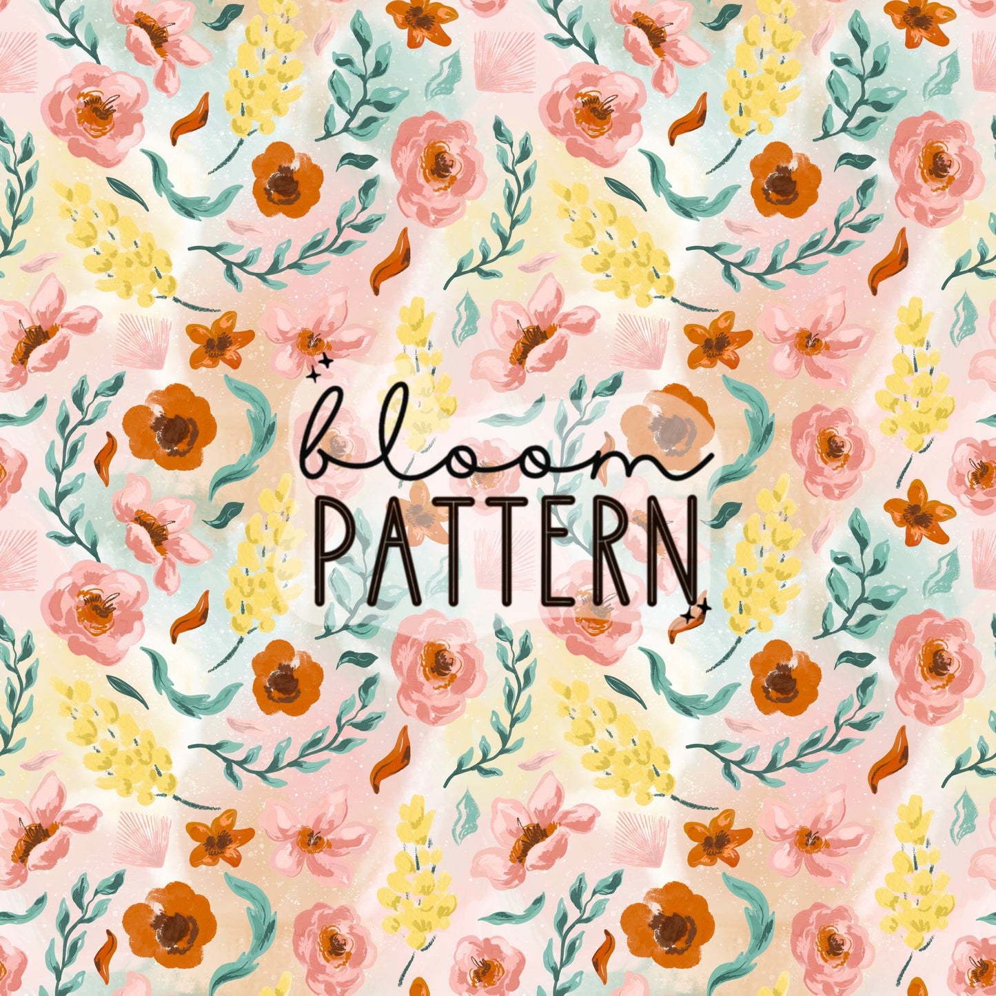 Autumn Flower Seamless Pattern