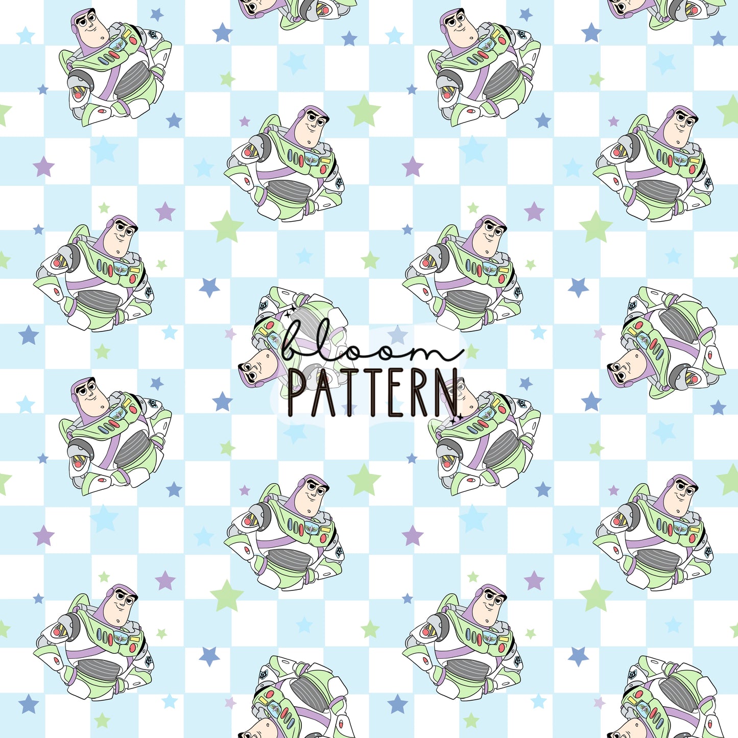 Toy Friends Seamless Pattern