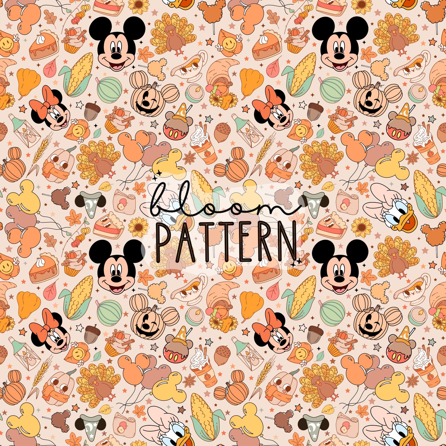 Autumn Magical Seamless Pattern