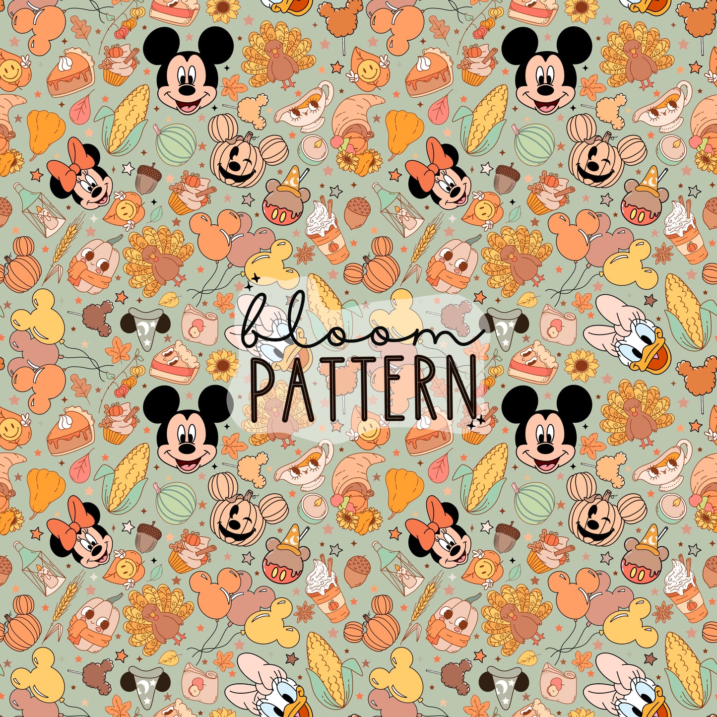 Autumn Magical Seamless Pattern