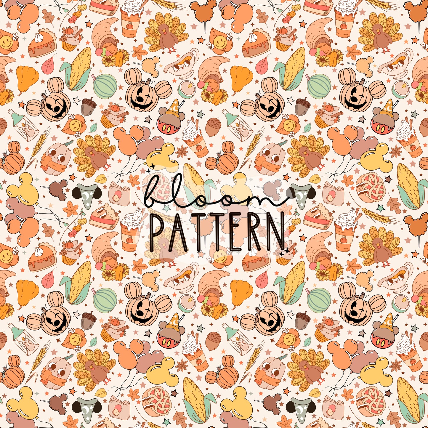 Autumn Magical Seamless Pattern
