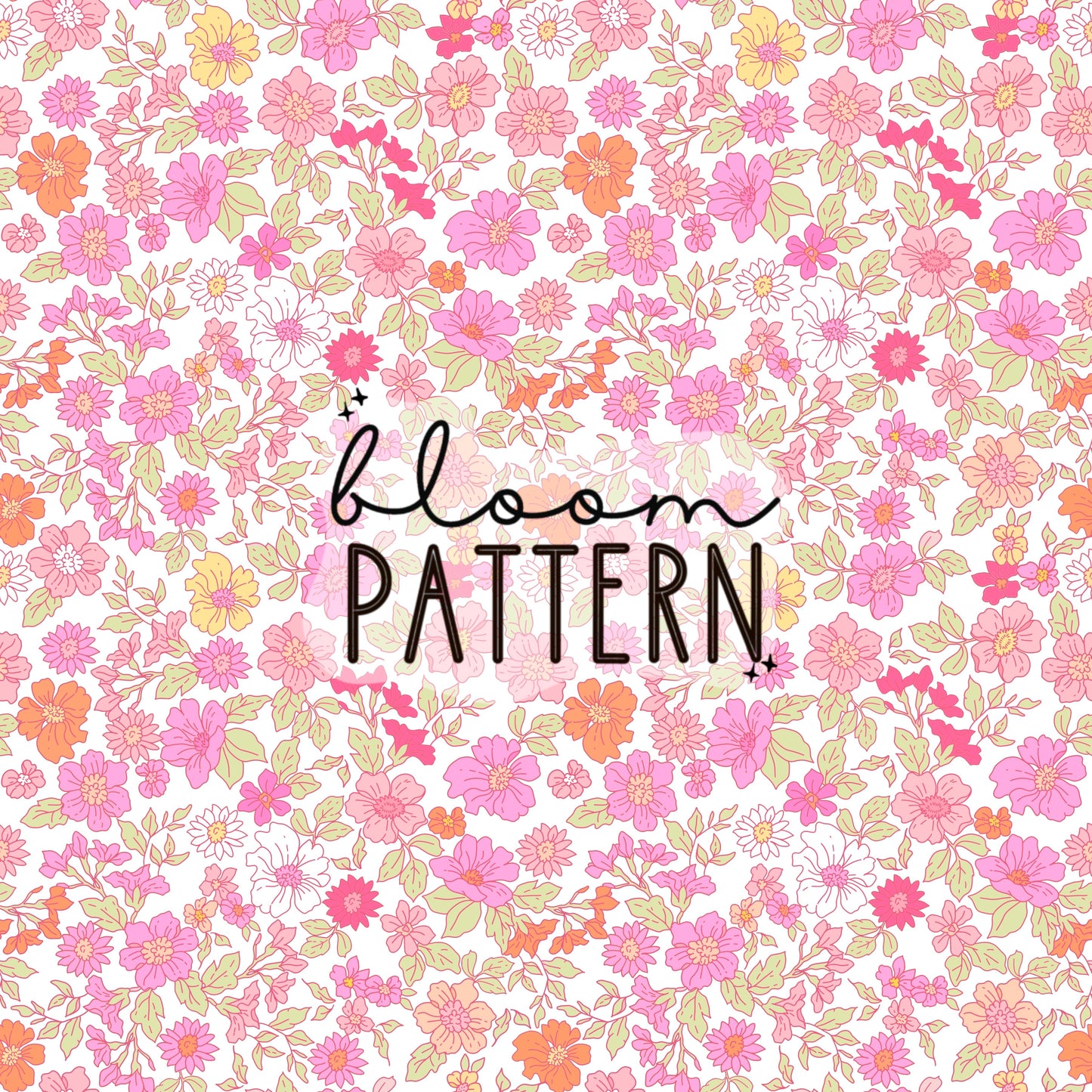 Boho Flower Seamless Pattern