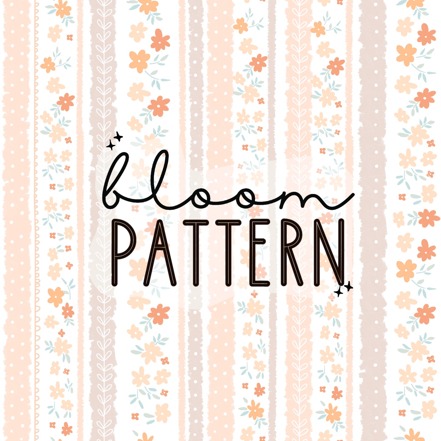 Boho Flower Seamless Pattern