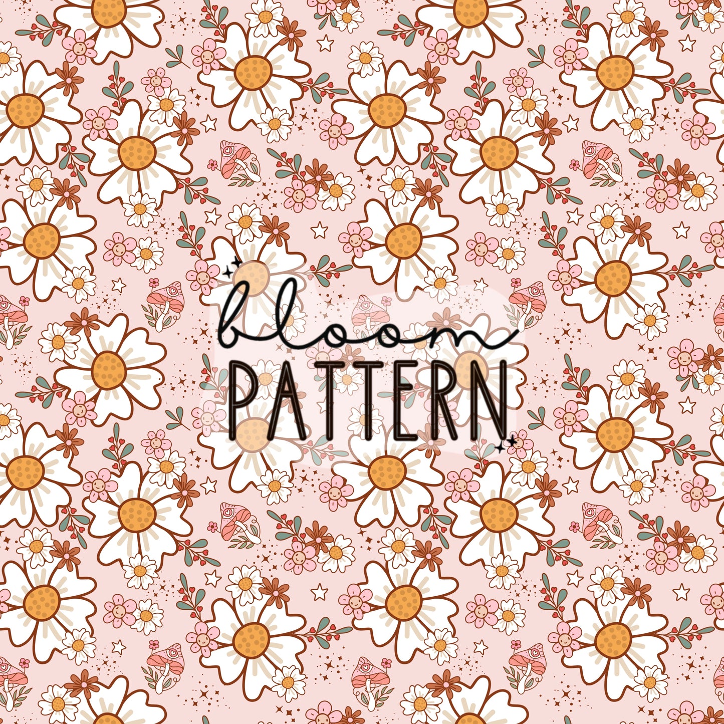 Spring Flower Seamless Pattern