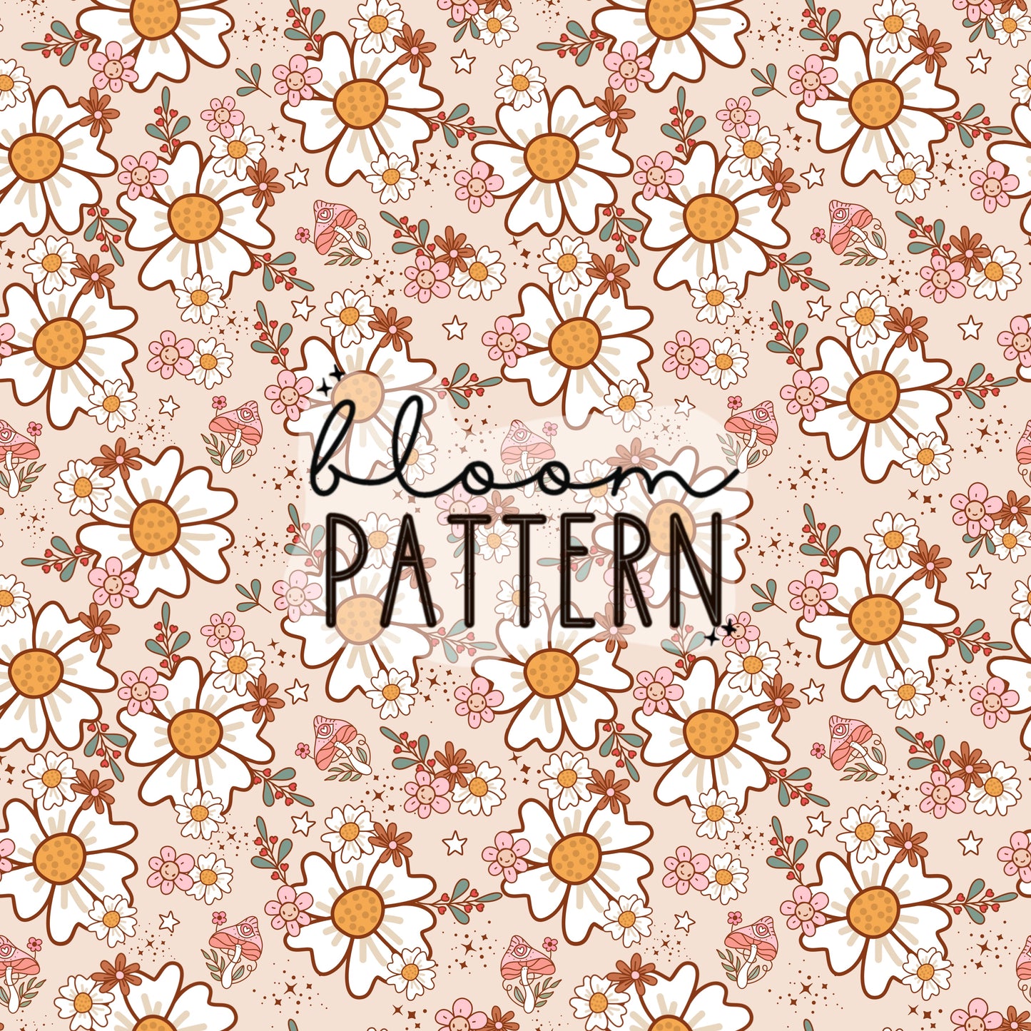 Spring Flower Seamless Pattern
