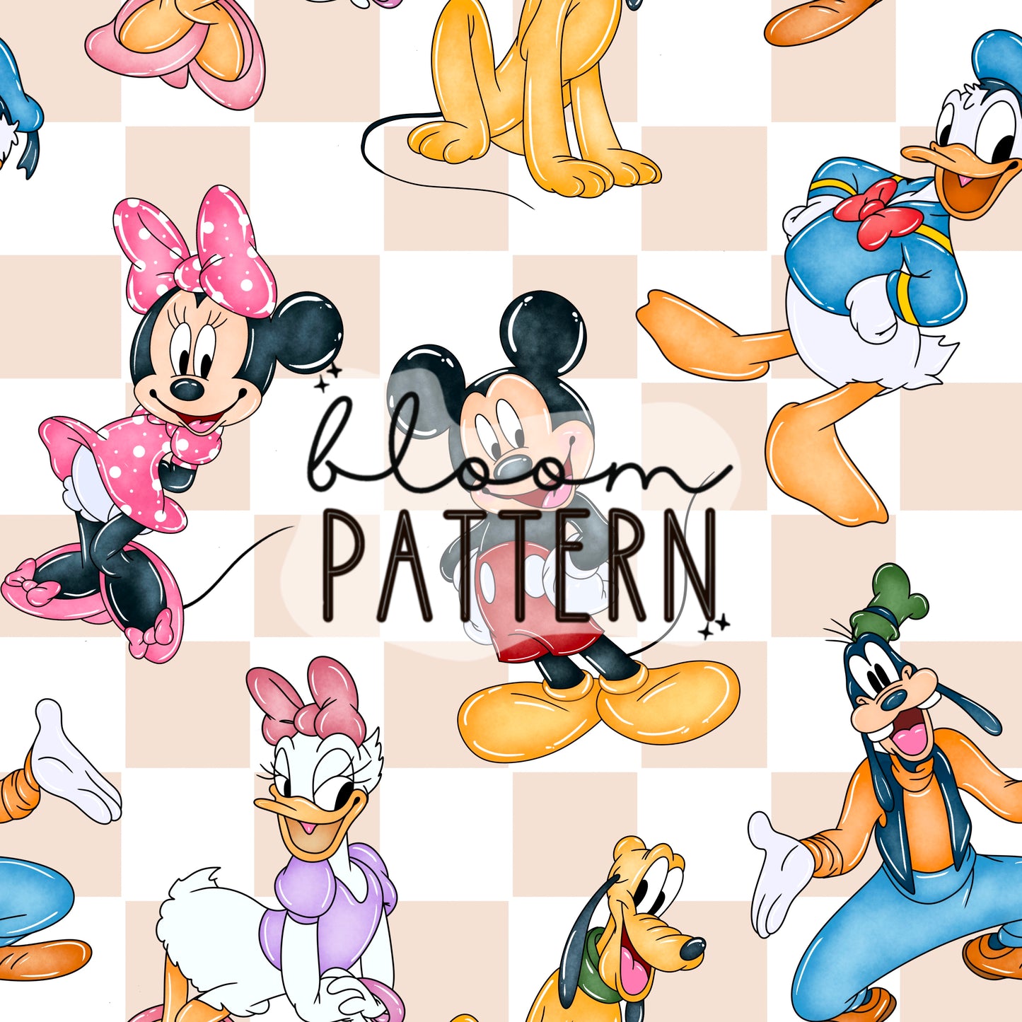 Mouse Magical Snacks Seamless Pattern