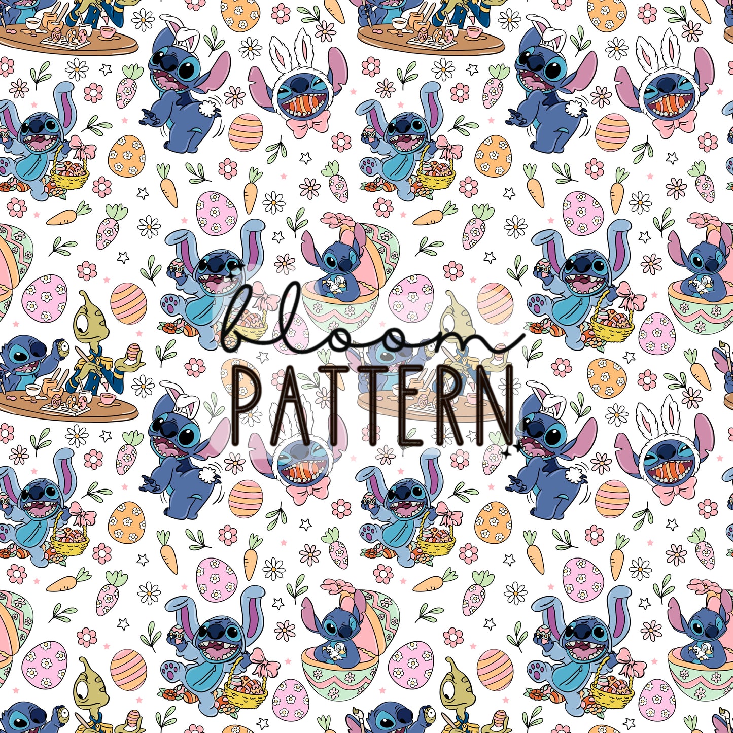 Easter Stitch Seamless pattern