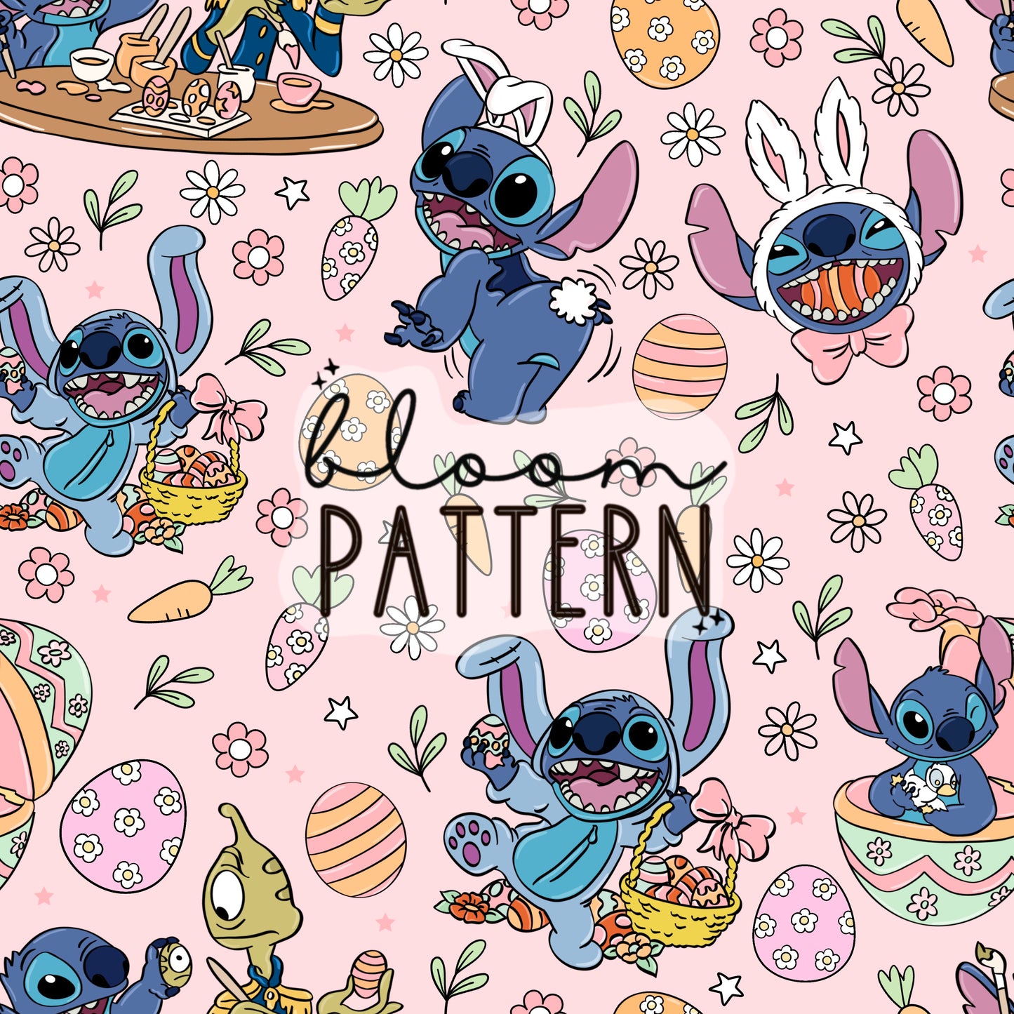 Easter Stitch Seamless pattern