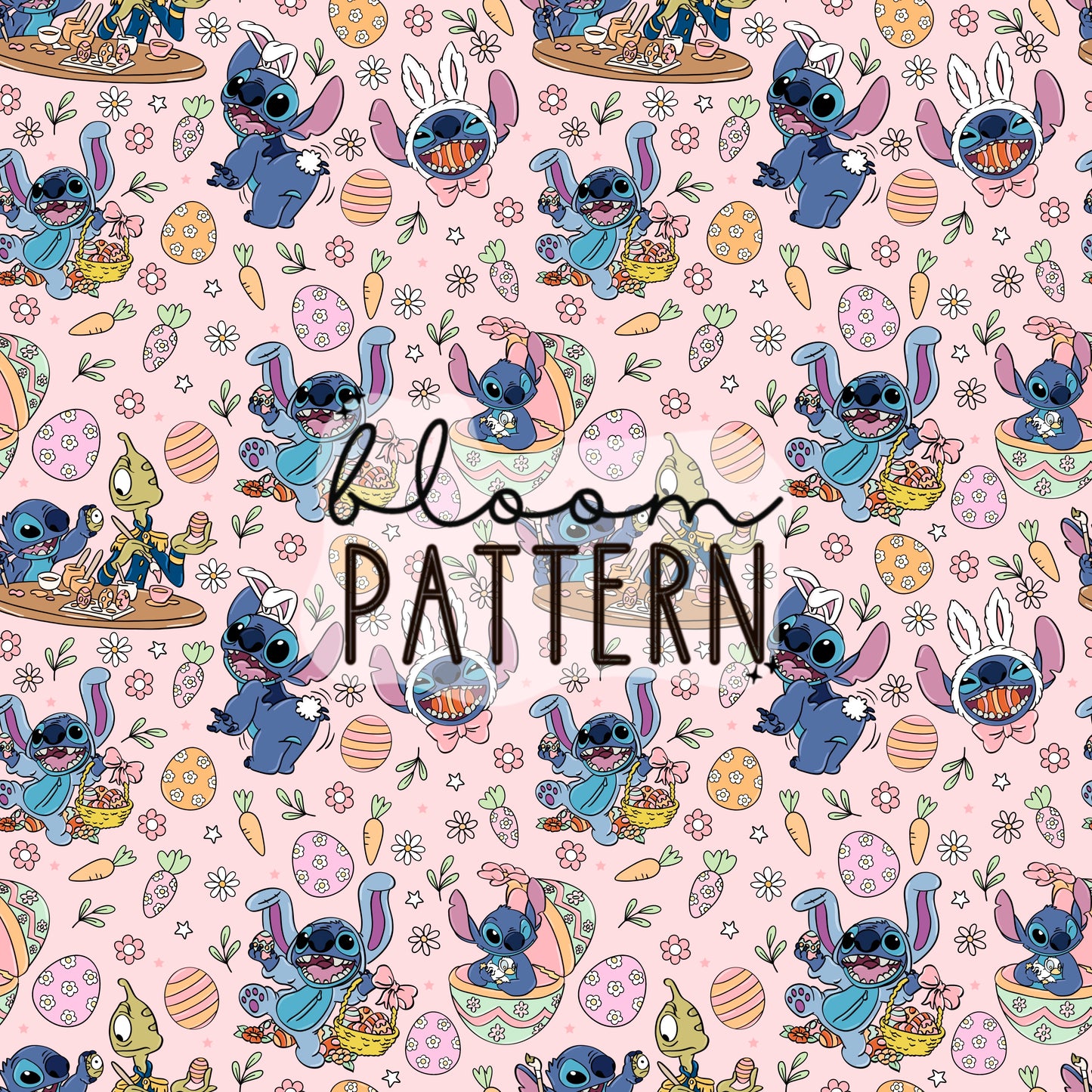 Easter Stitch Seamless pattern