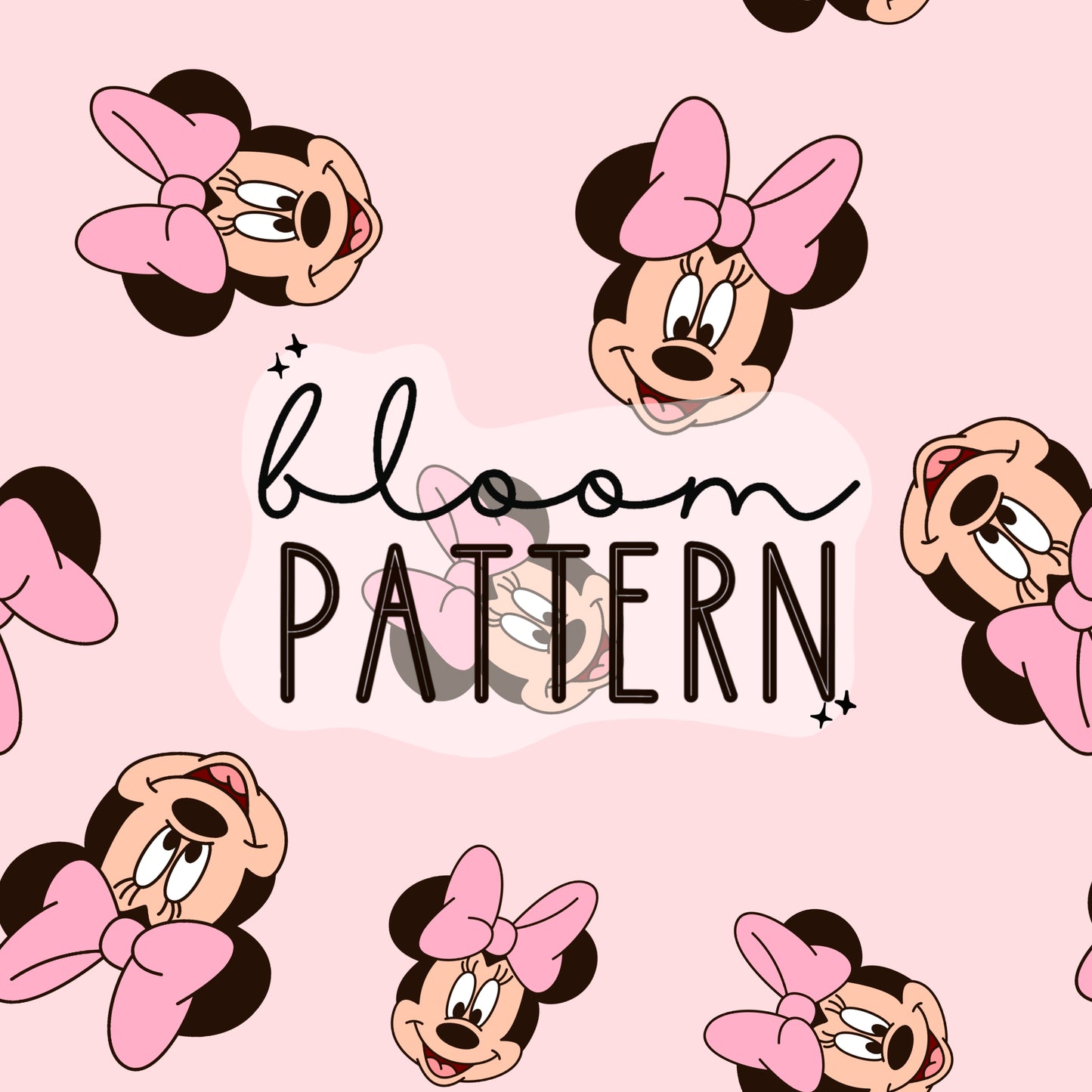 Magical Mouse Girly Seamless pattern