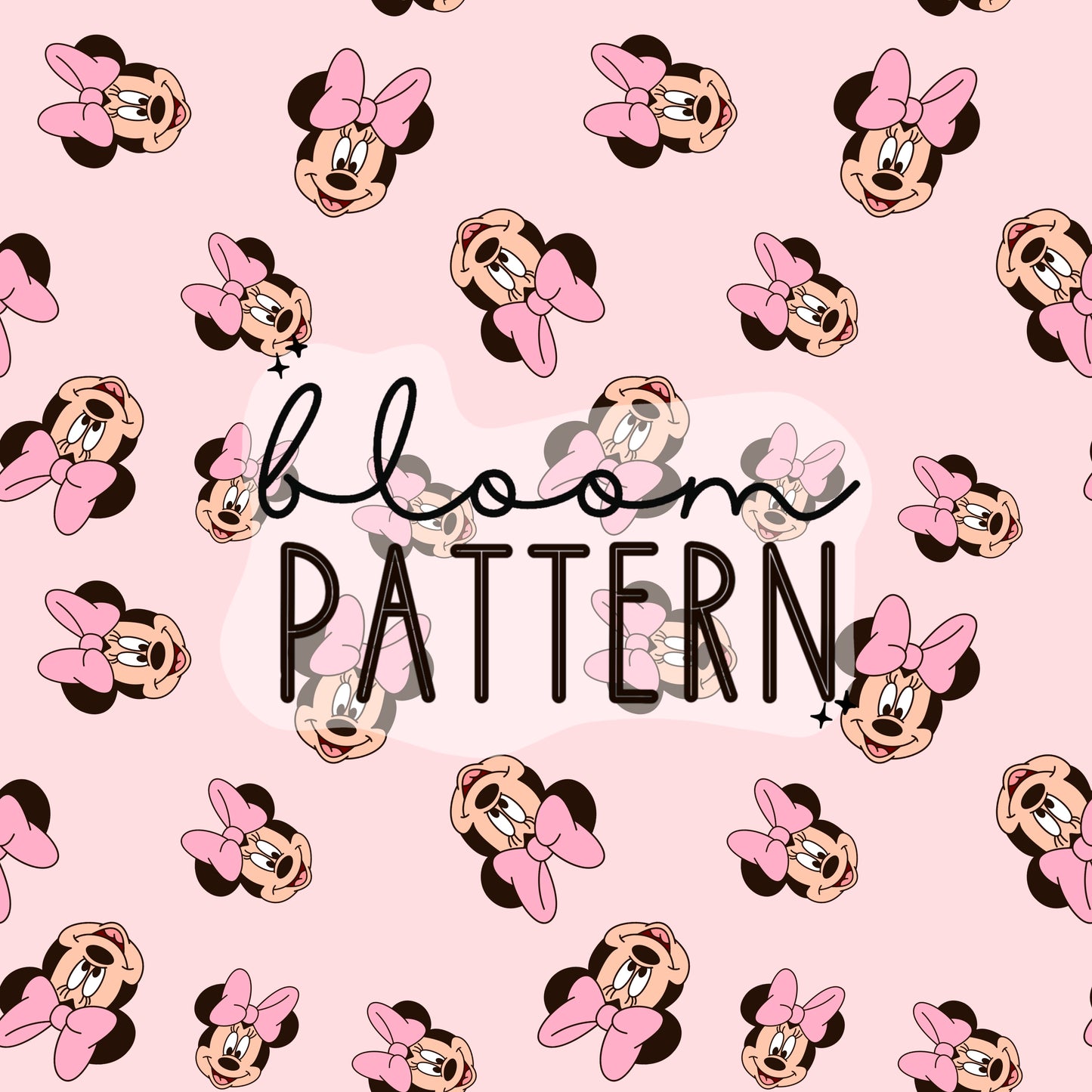 Magical Mouse Girly Seamless pattern