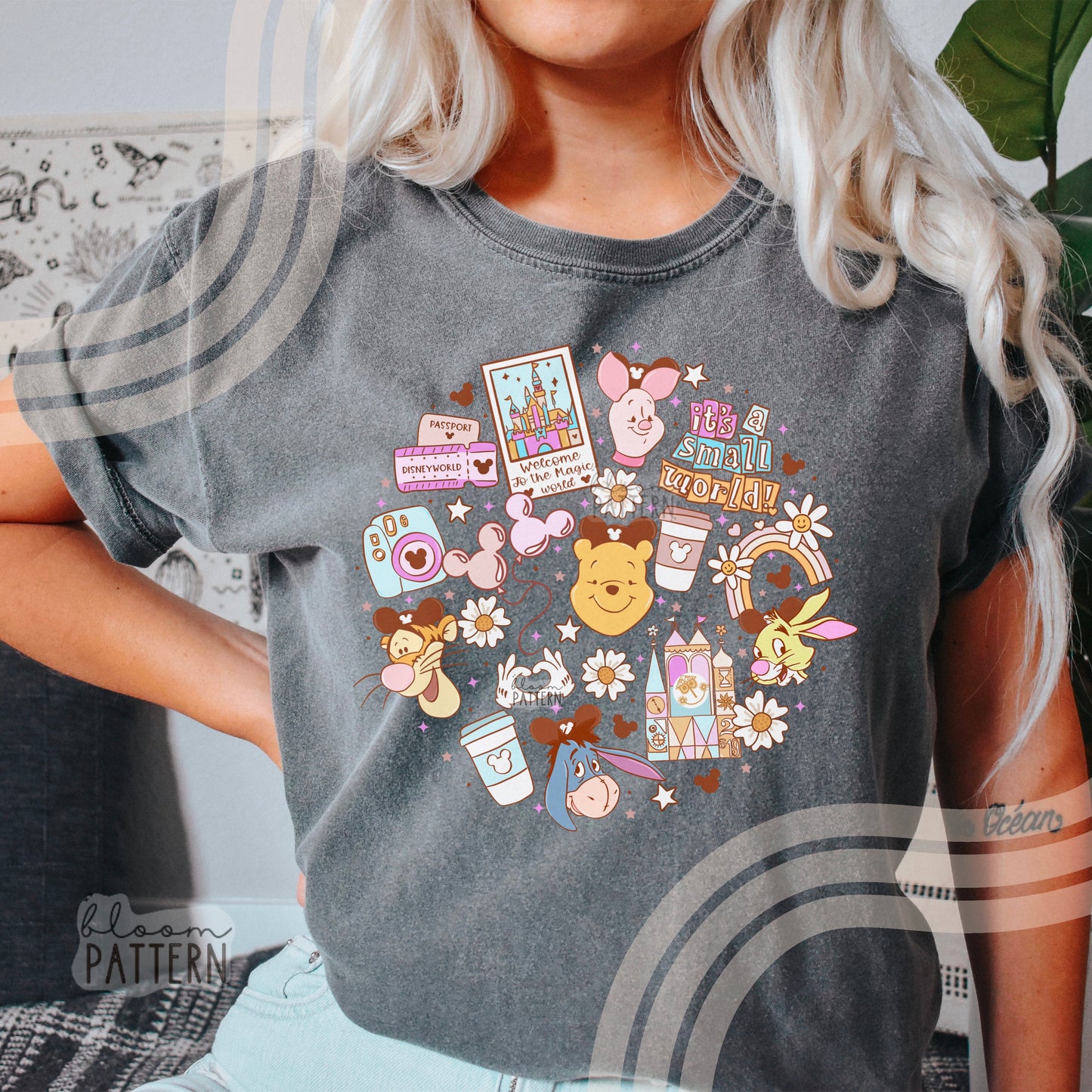 Magical Pooh Snacks Sublimation Design