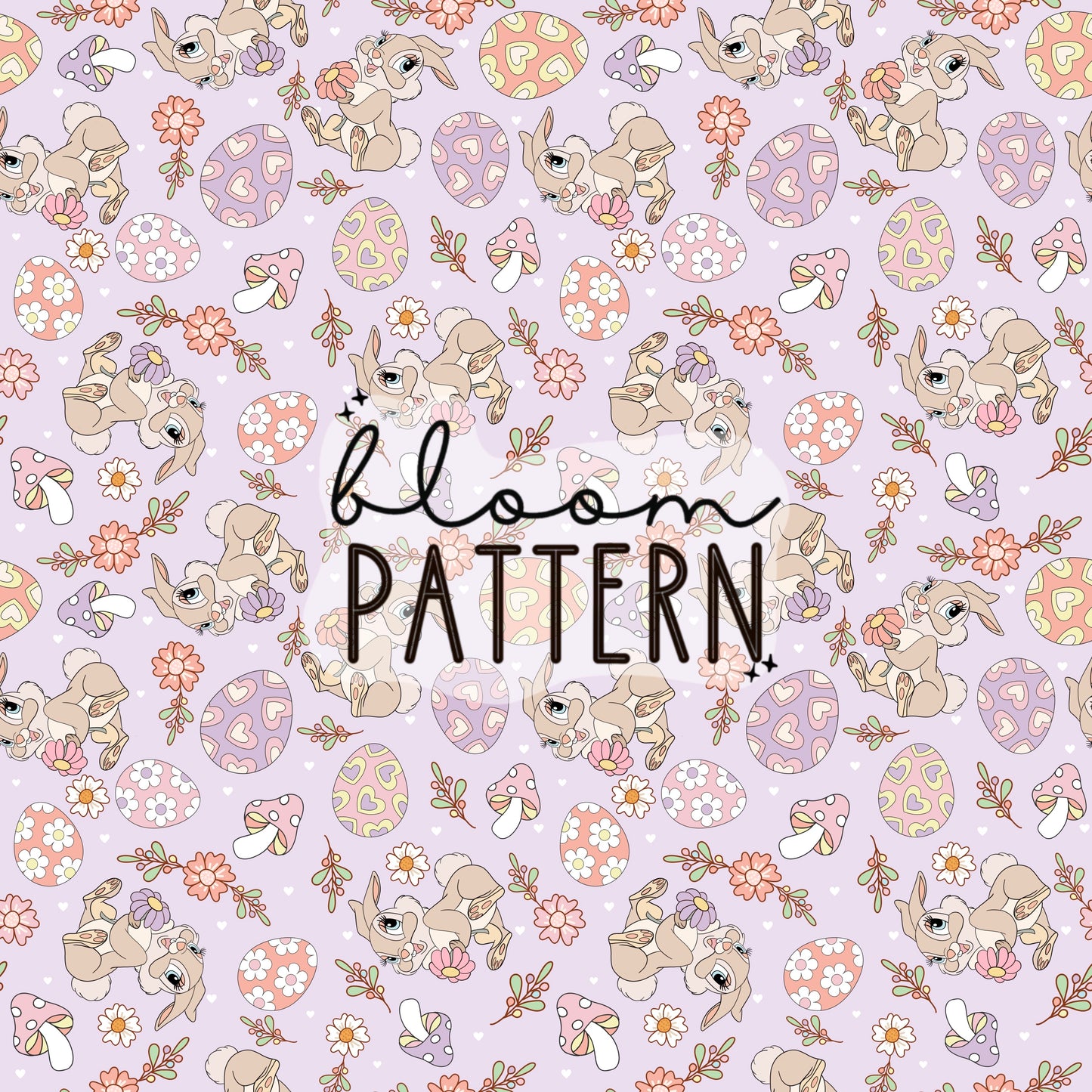Easter Bunny seamless pattern