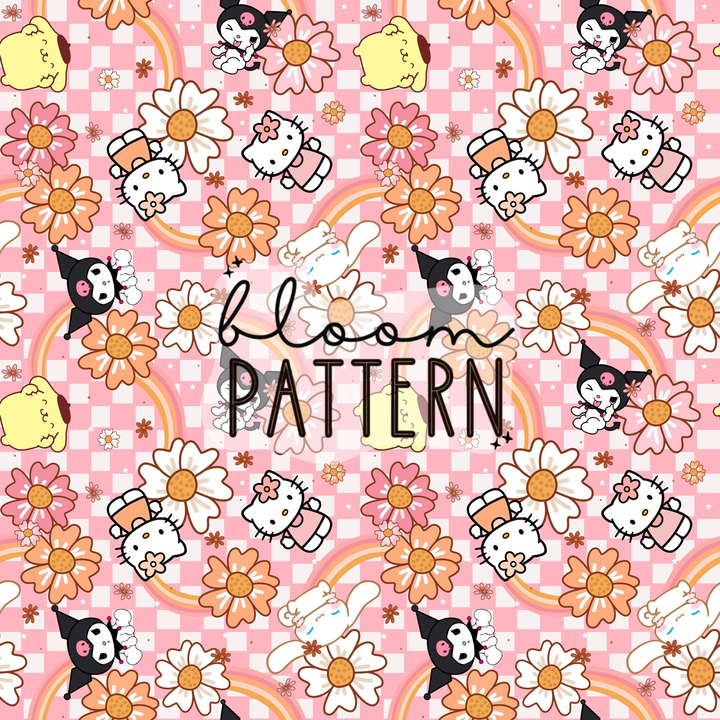 Kitty Seamless Pattern