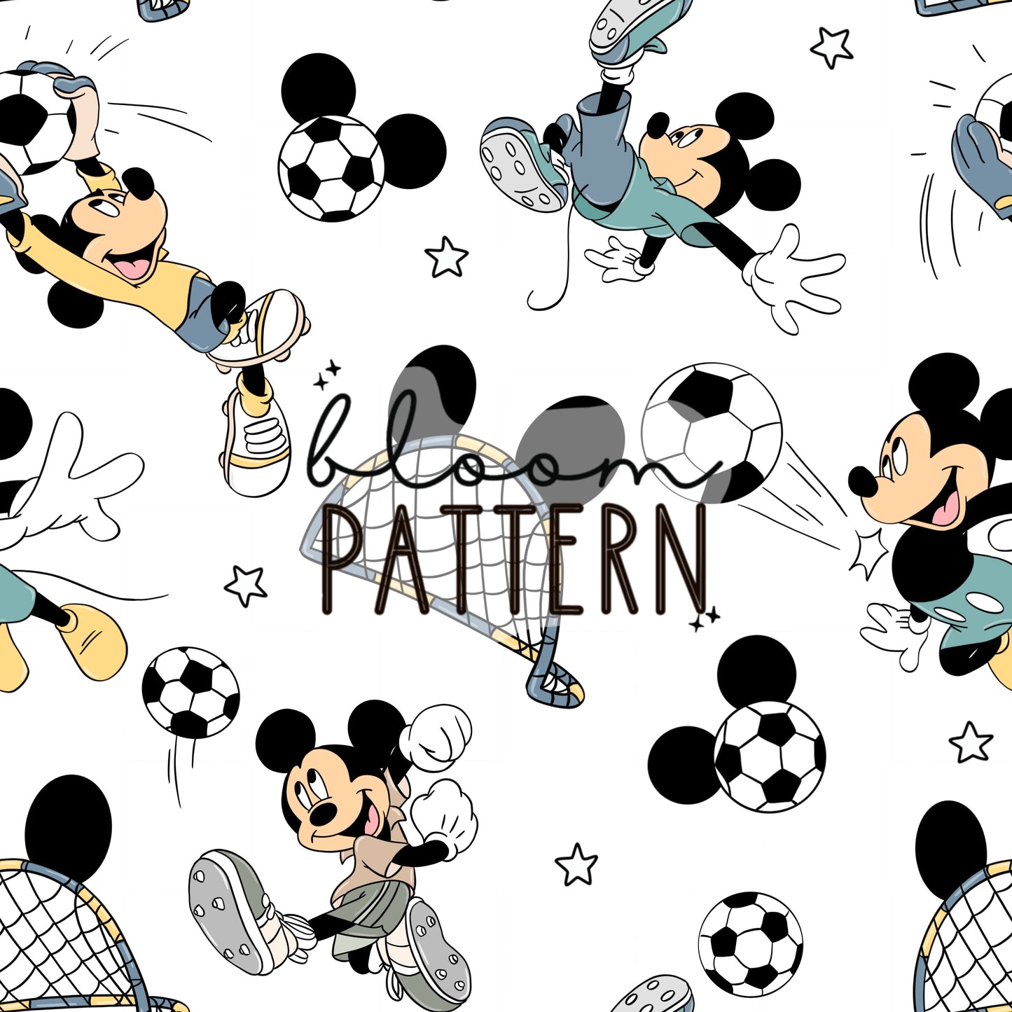 Soccer Magical Seamless Pattern