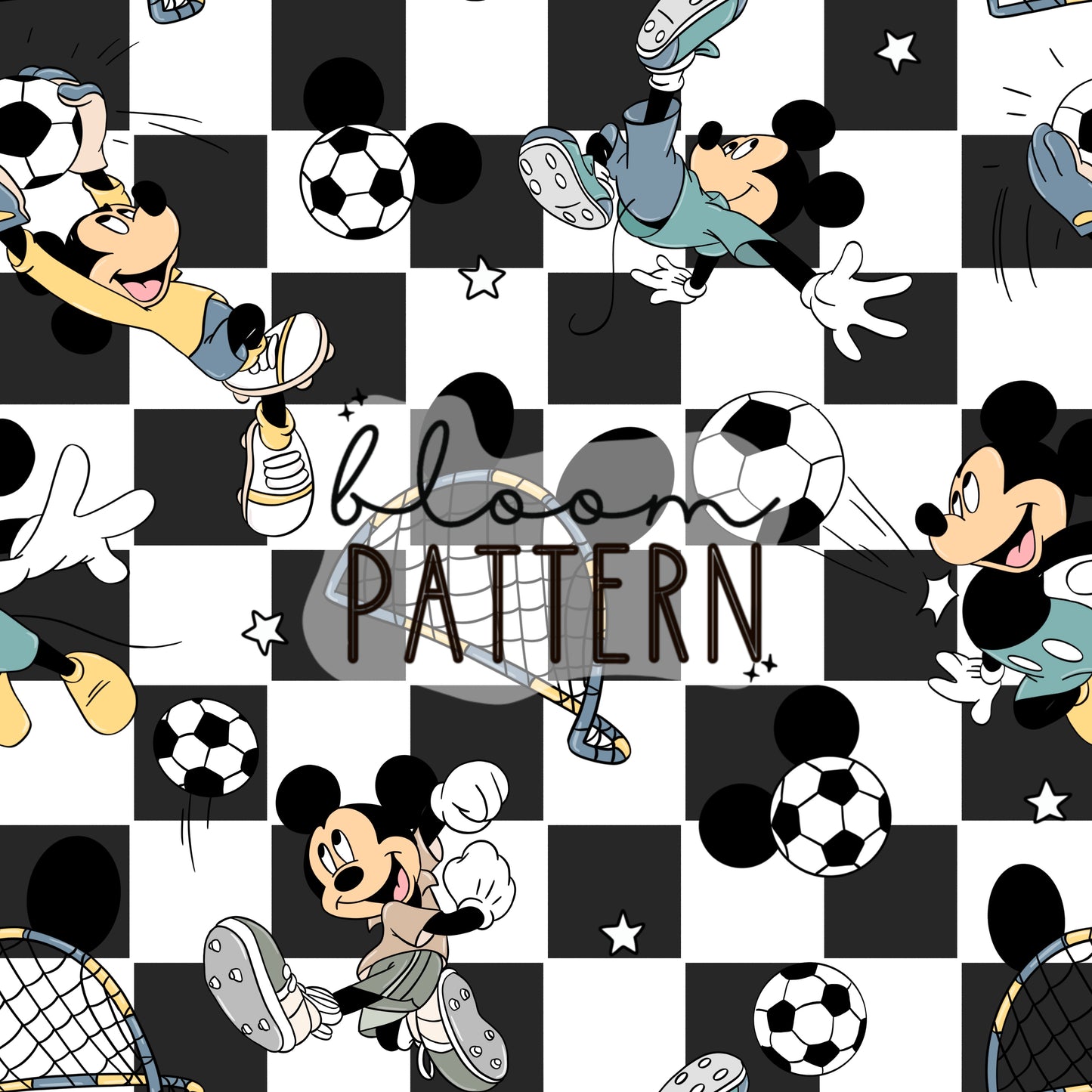 Soccer Magical Seamless Pattern