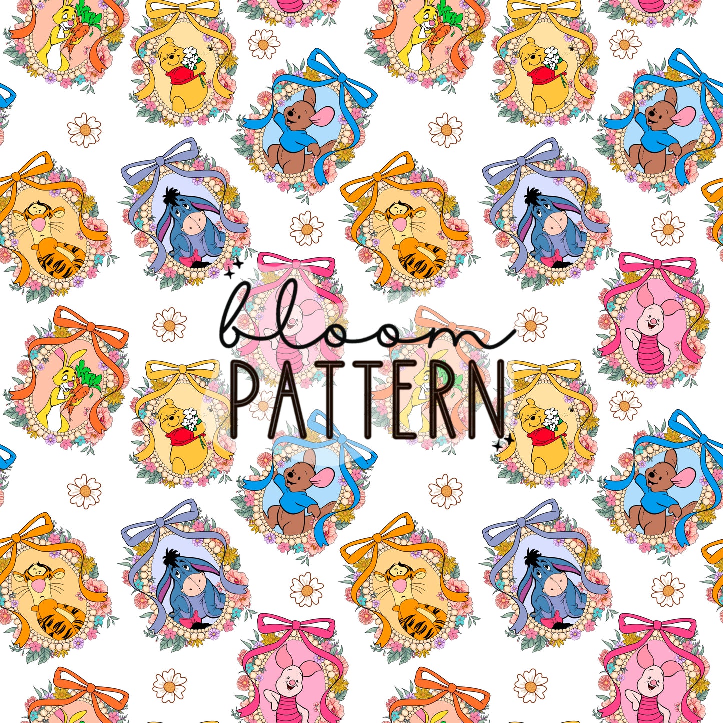 Pooh Magical Trip Seamless Pattern