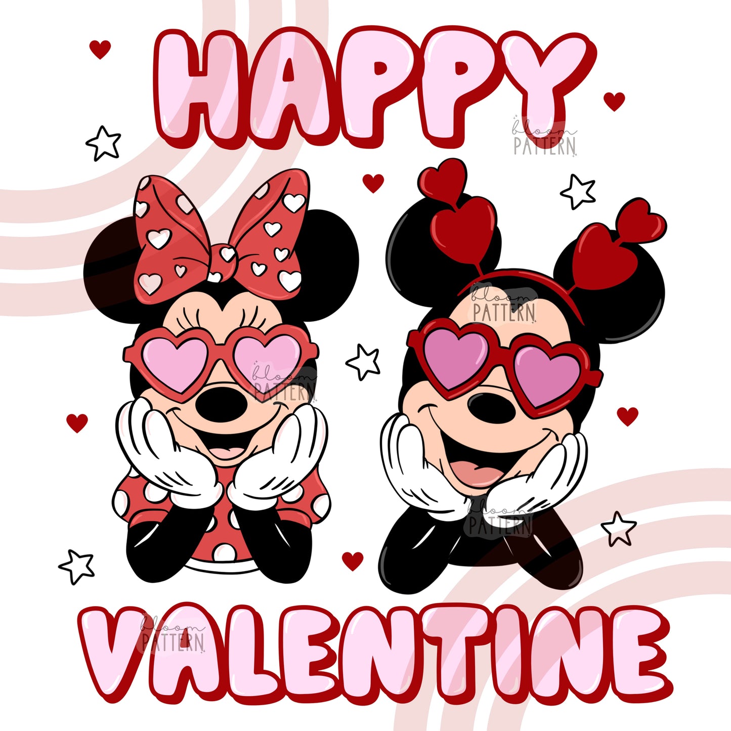Valentines Mickey Sublimation design