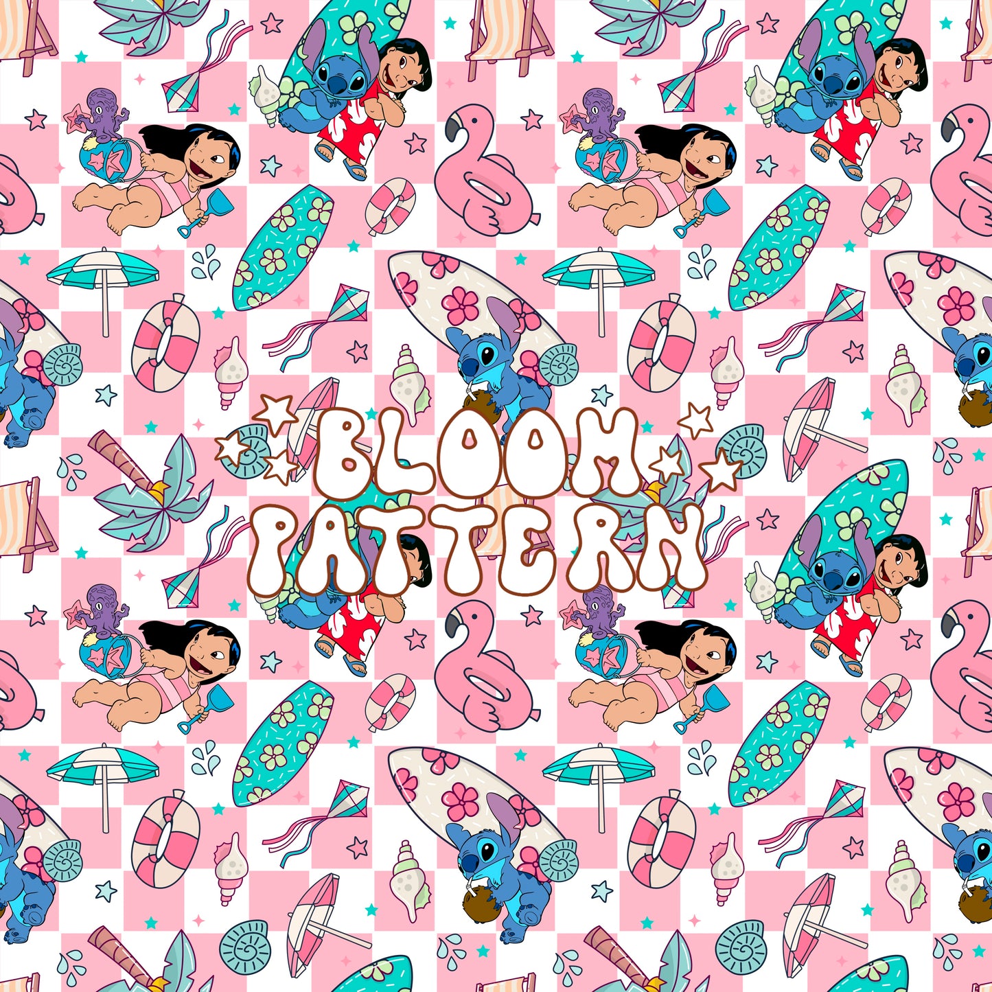 Summer Stitch Seamless Pattern