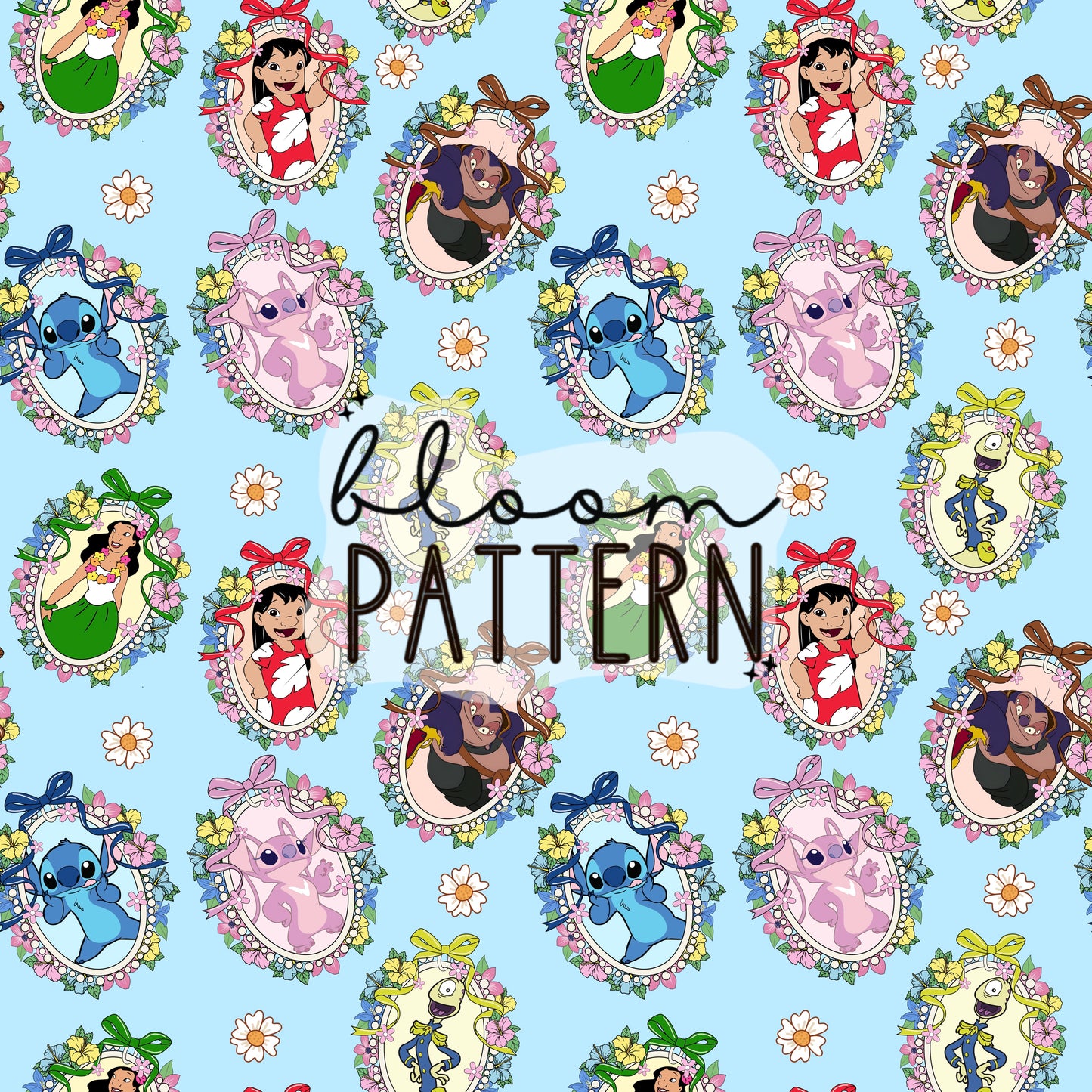 Stitch Magical Trip Seamless Pattern