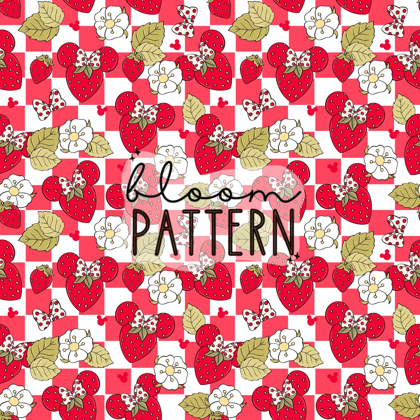Strawberry Magical Seamless Pattern