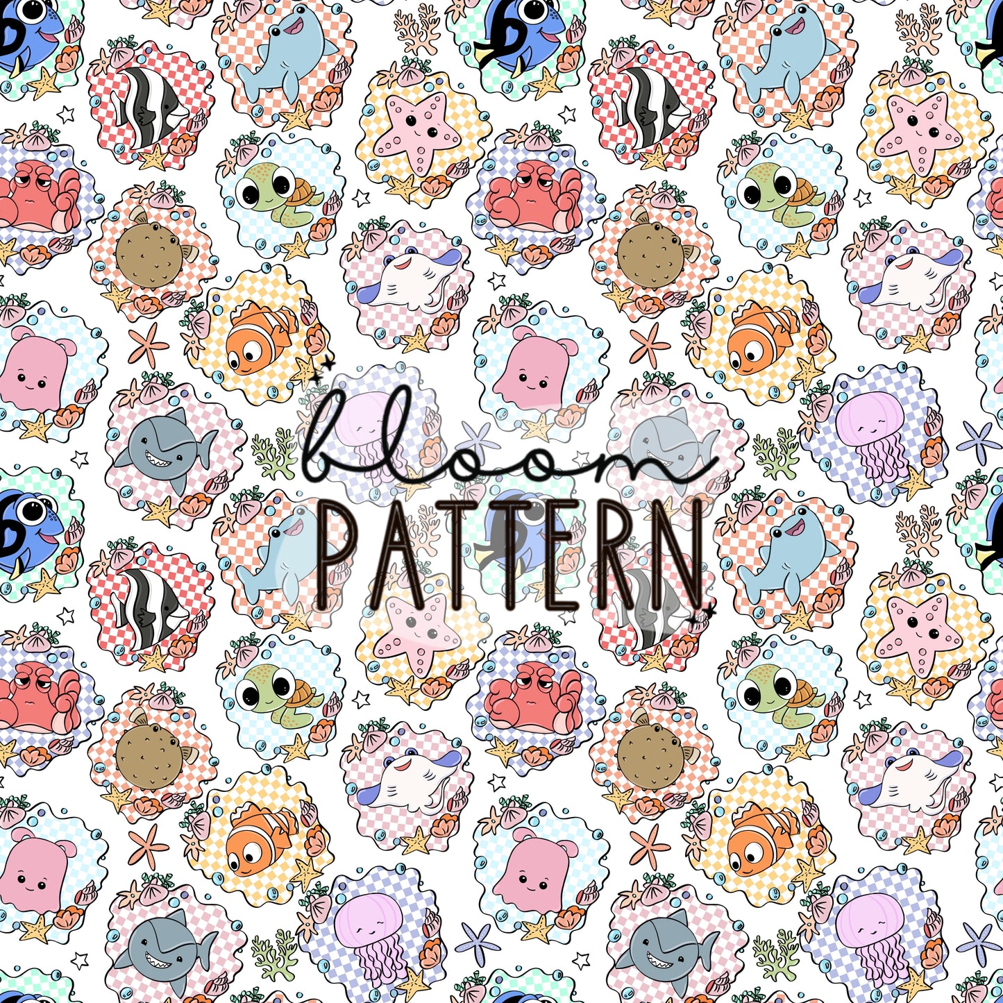 Nemo Magical Seamless Pattern