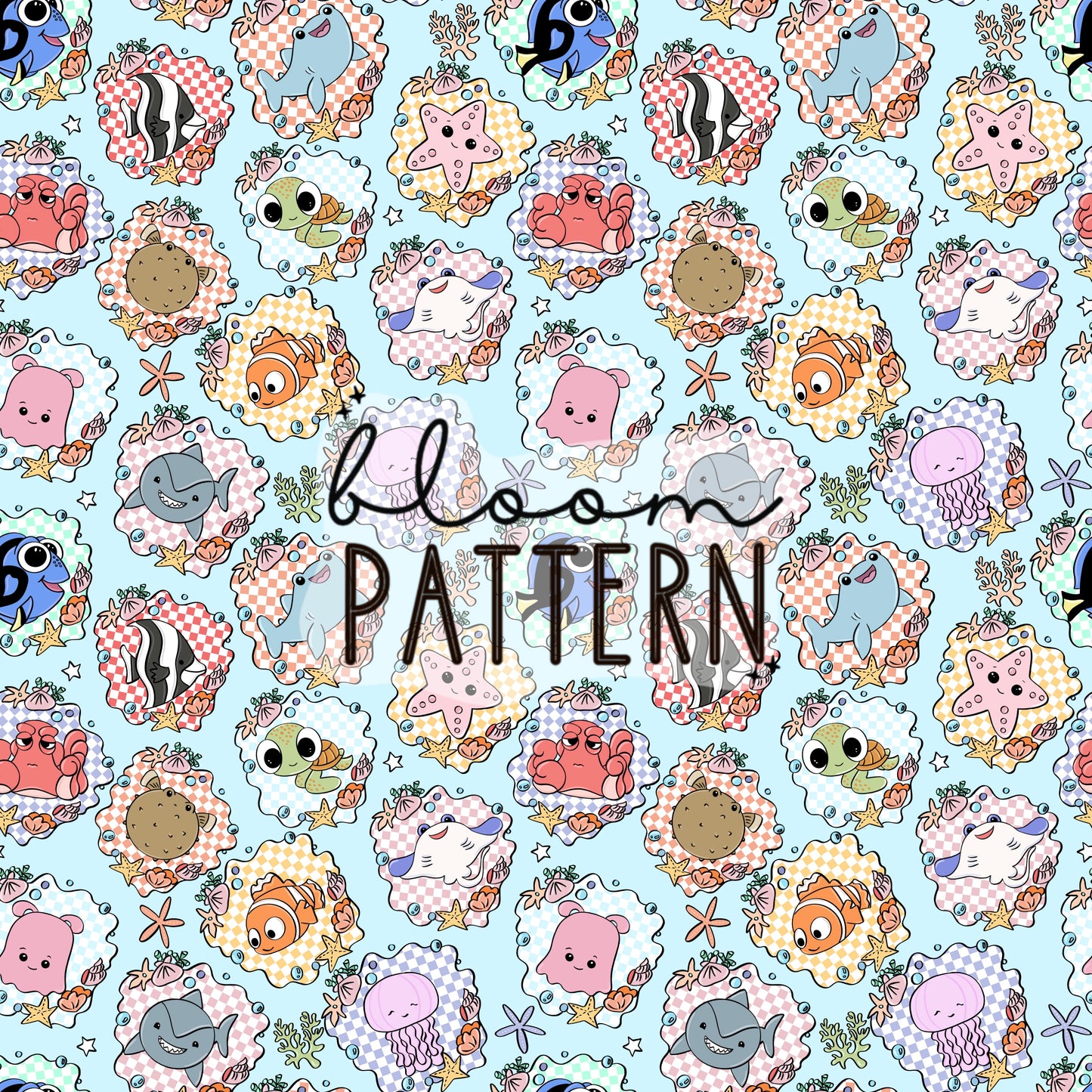 Nemo Magical Seamless Pattern