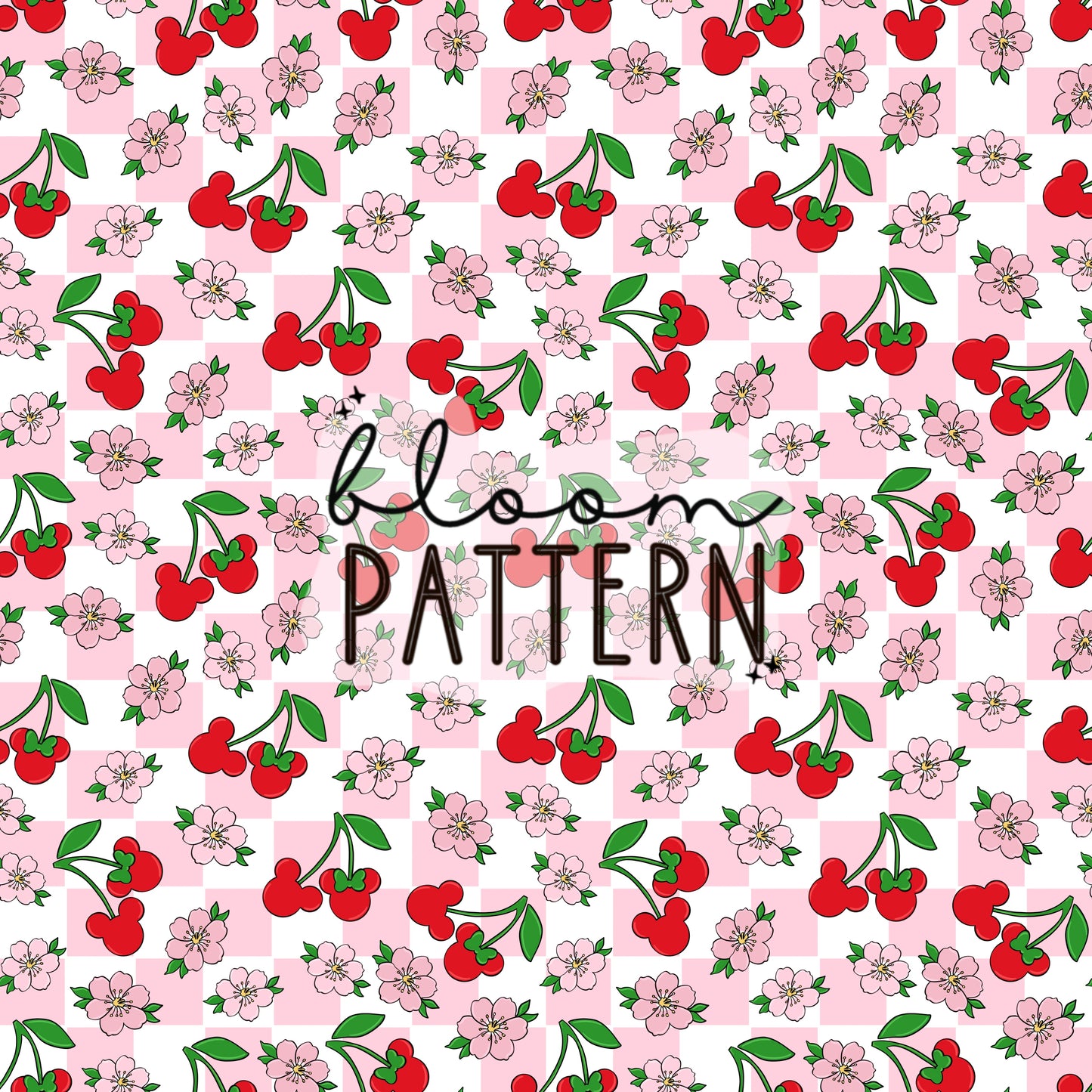 Cherry Magical Seamless Pattern