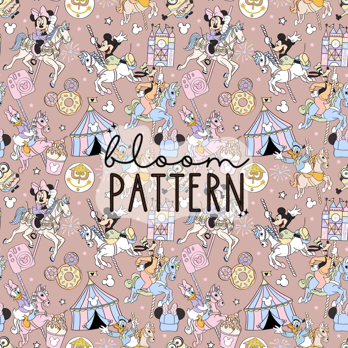 Pastel Magical Trip Seamless Pattern