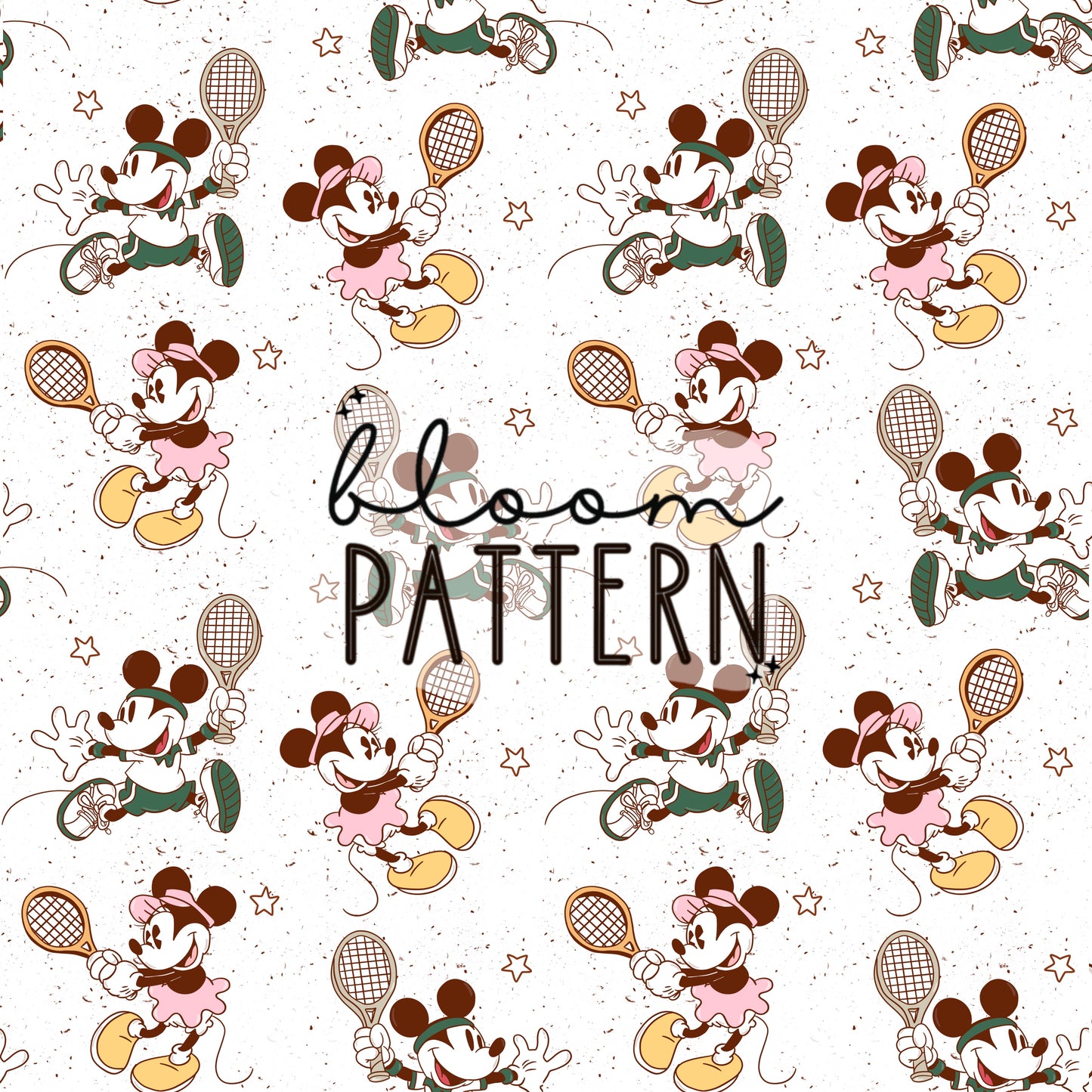 Tennis Magical Sports Seamless Pattern