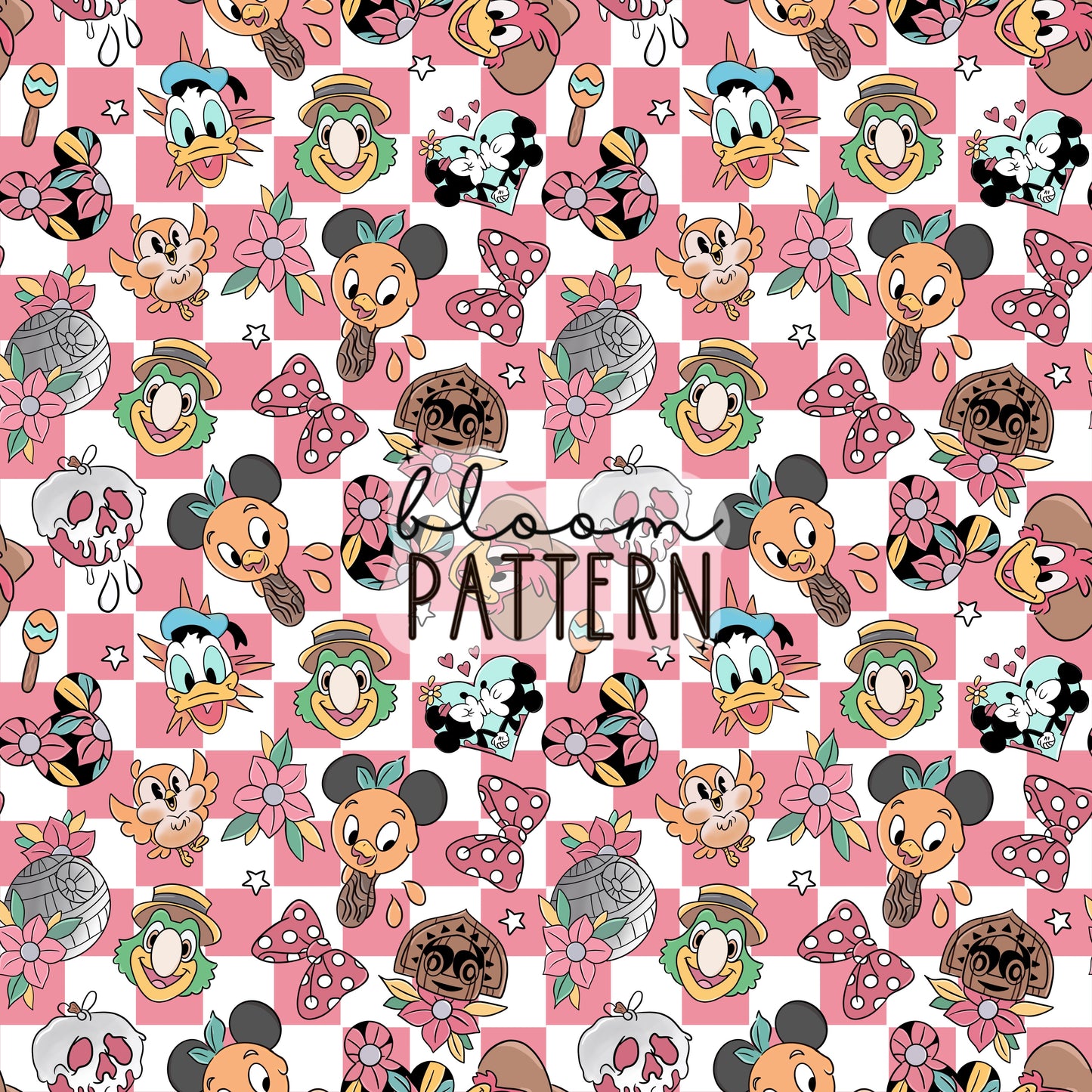 Mexican Magical Mouse Seamless Pattern