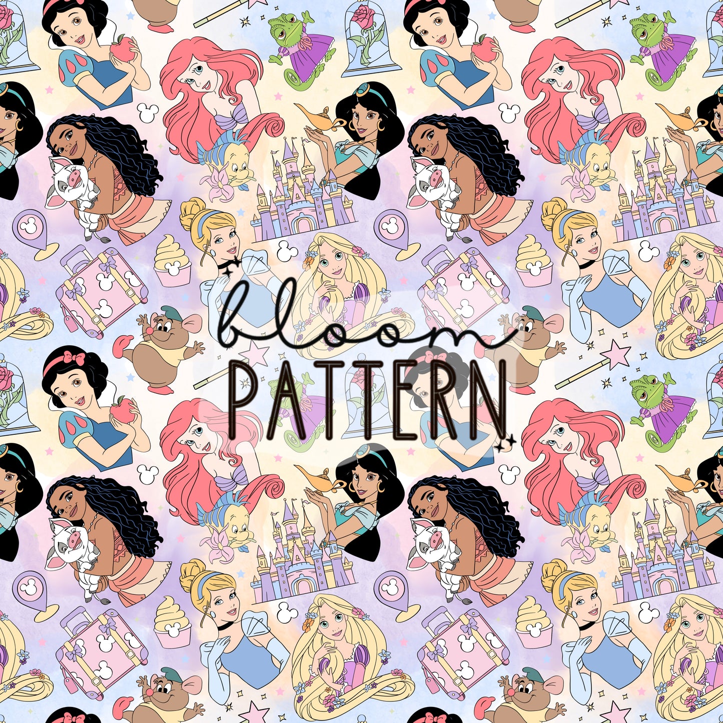 Princess Seamless Pattern