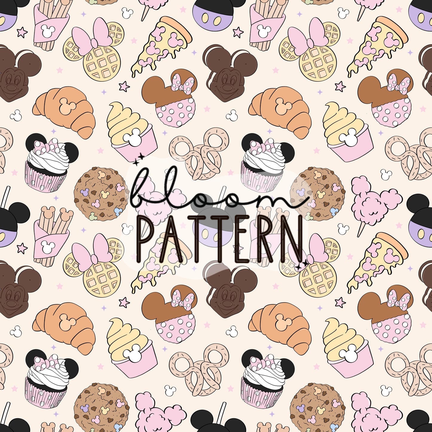 Magical Snacks Seamless Pattern