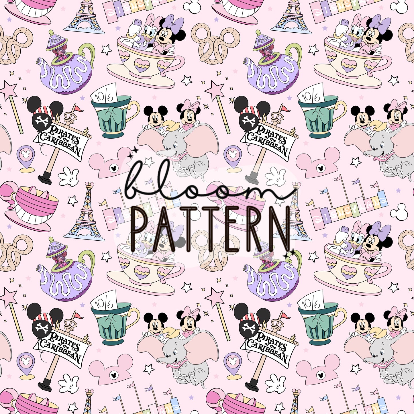 Magical Snacks Seamless Pattern