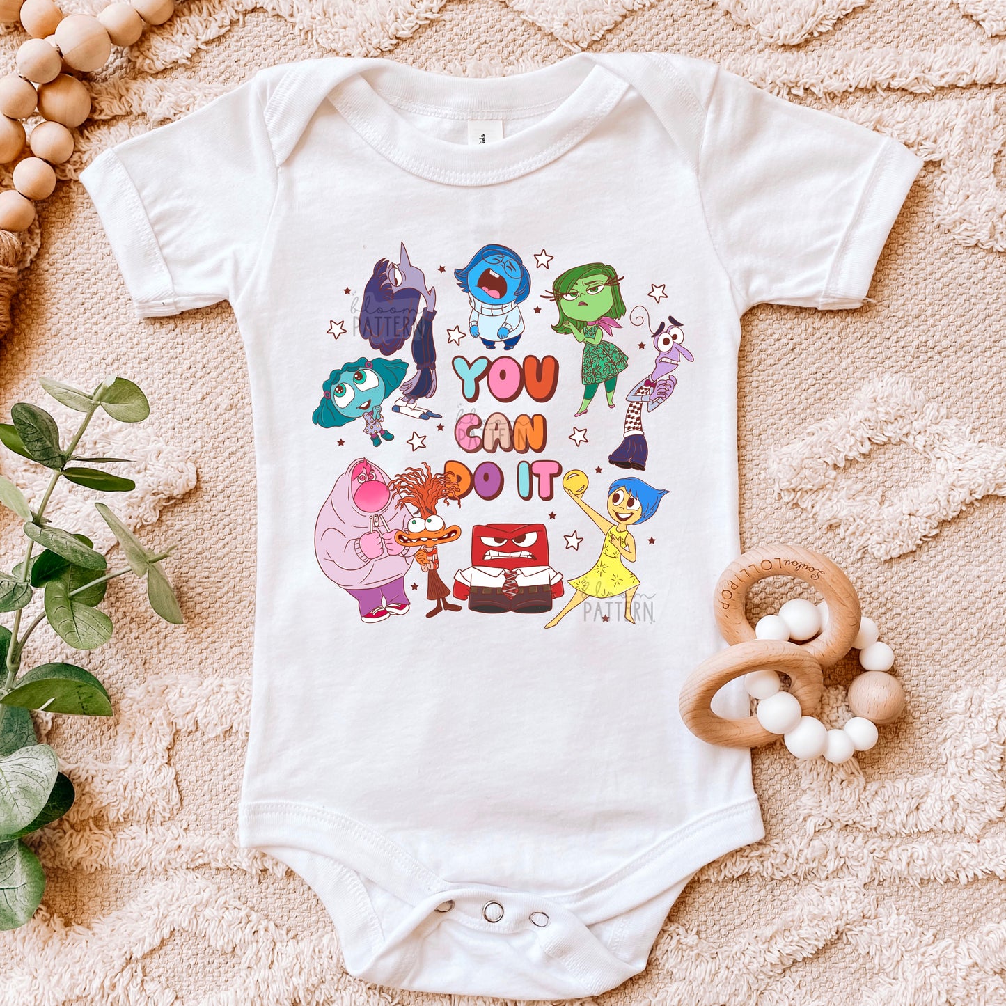 Inside Out 2 Emotions Sublimation Design