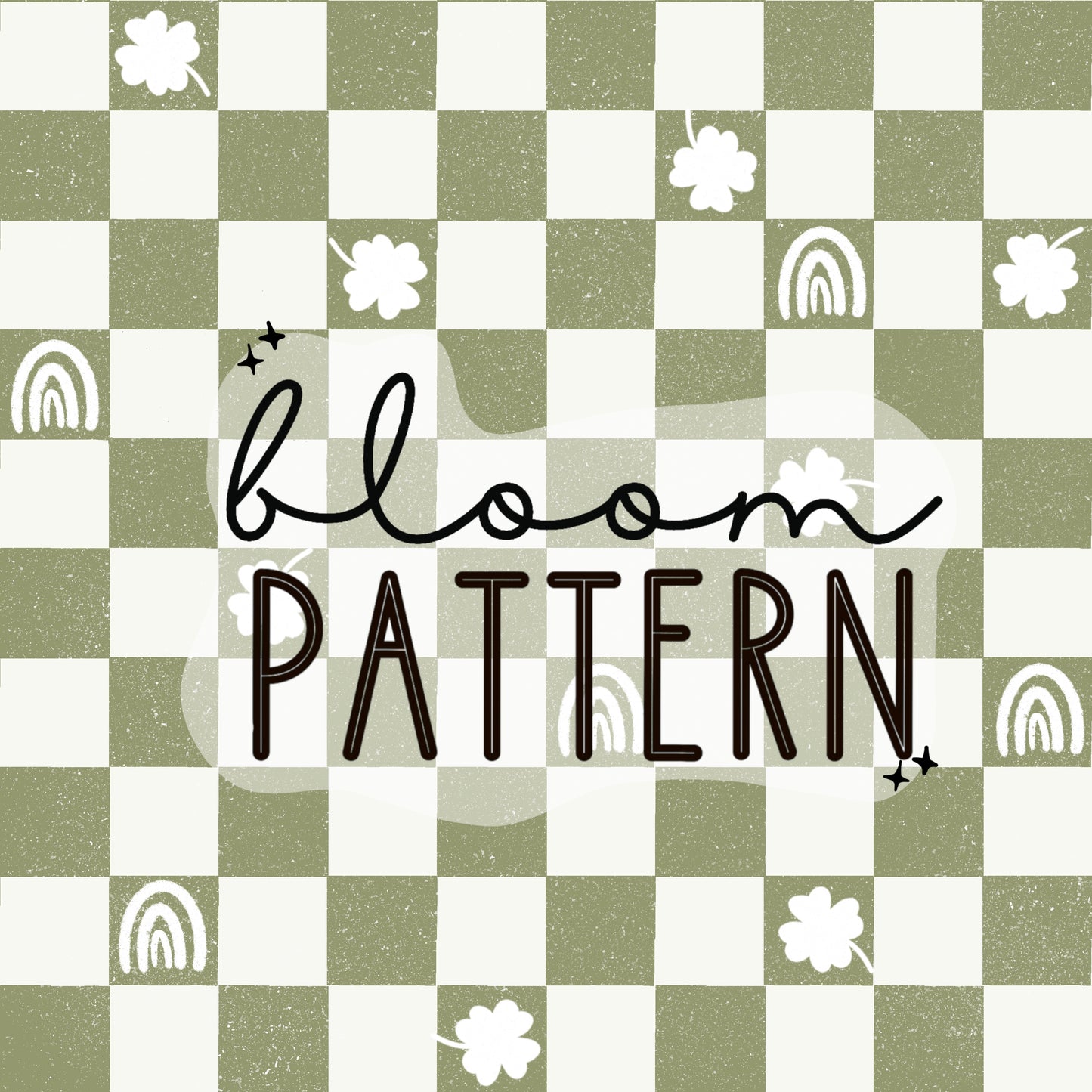 St Patricks Day Check Seamless Pattern