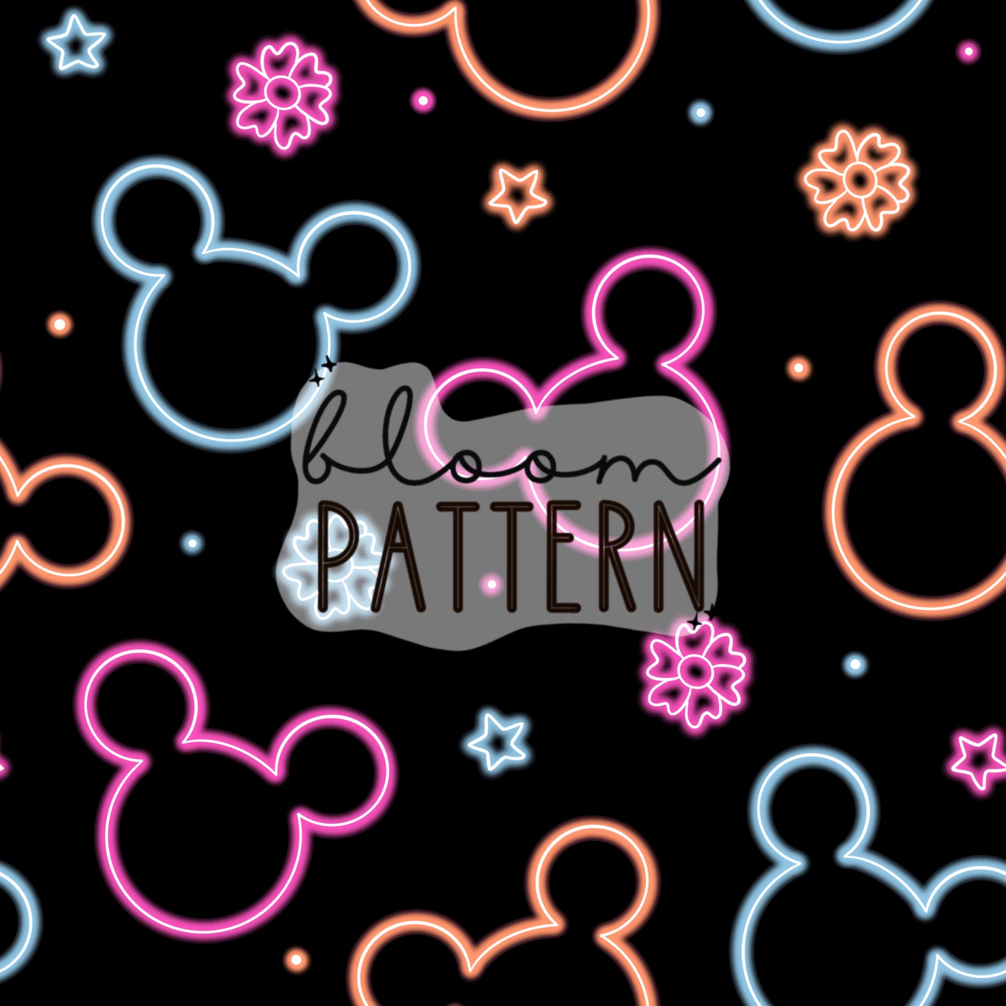 Neon Magical Seamless Pattern