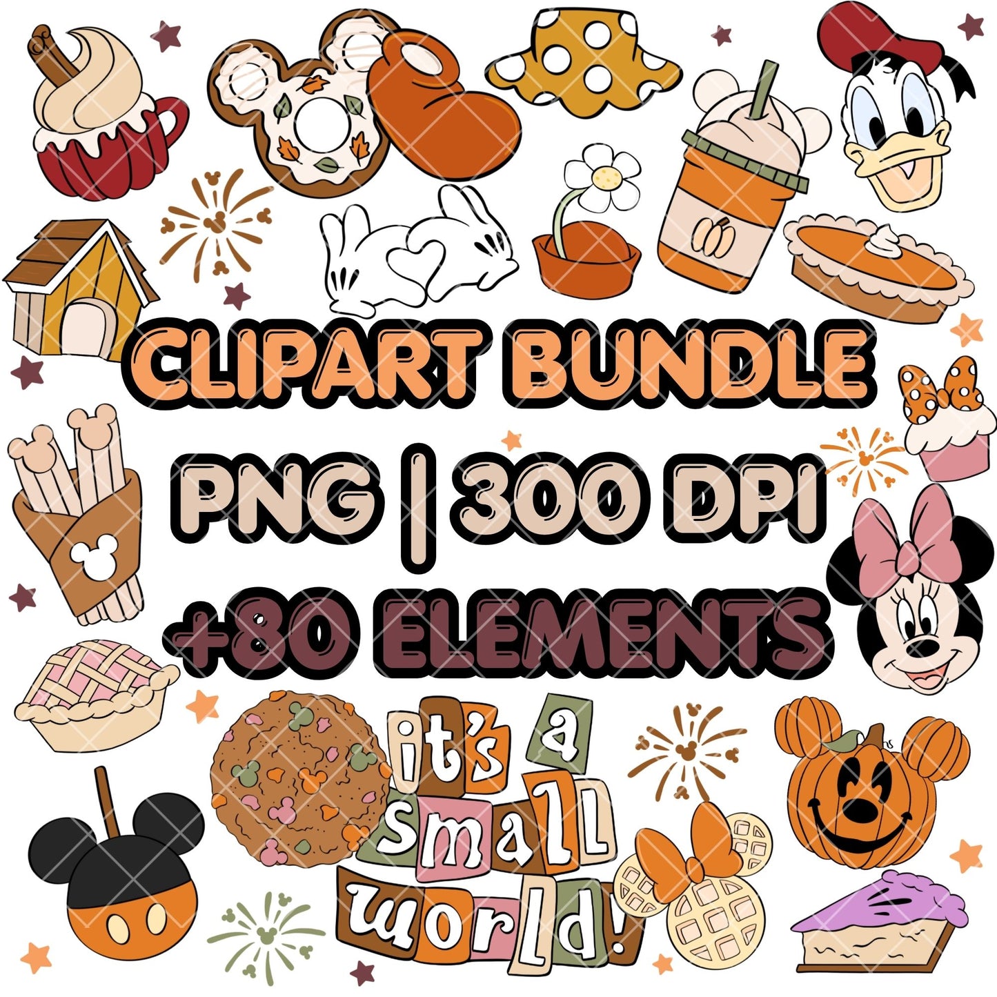 Autumn Clipart Pastel | Disney Trip Clipart