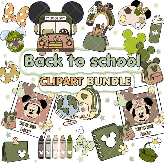 Back to School Clipart | Disney Trip Clipart