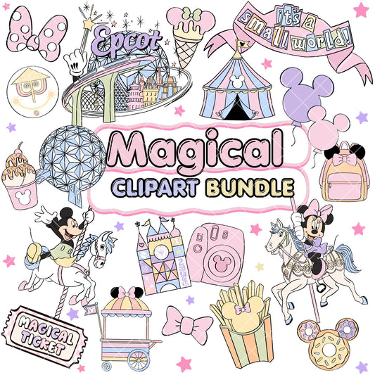 Mickey Clipart Pastel | Disney Trip Clipart