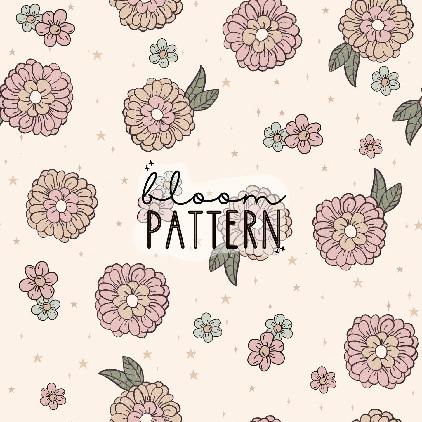 Retro Flower Seamless Pattern