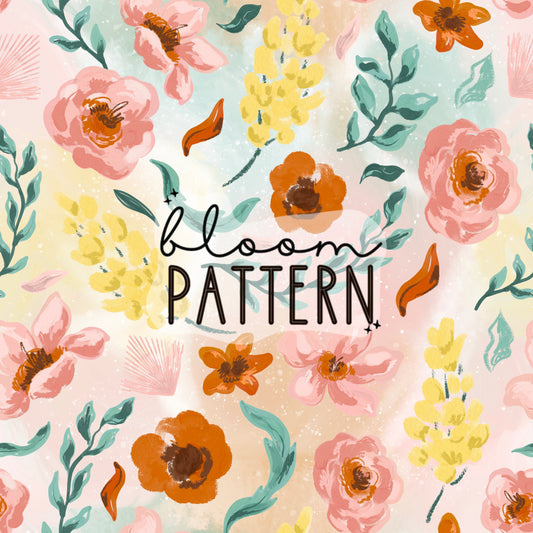 Autumn Flower Seamless Pattern