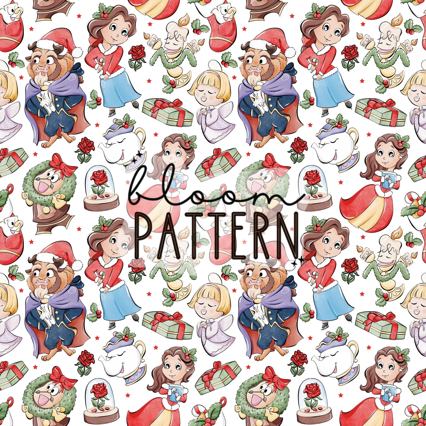 Beauty Christmas Seamless Pattern