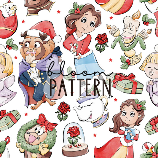 Beauty Christmas Seamless Pattern