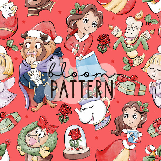 Beauty Christmas Seamless Pattern