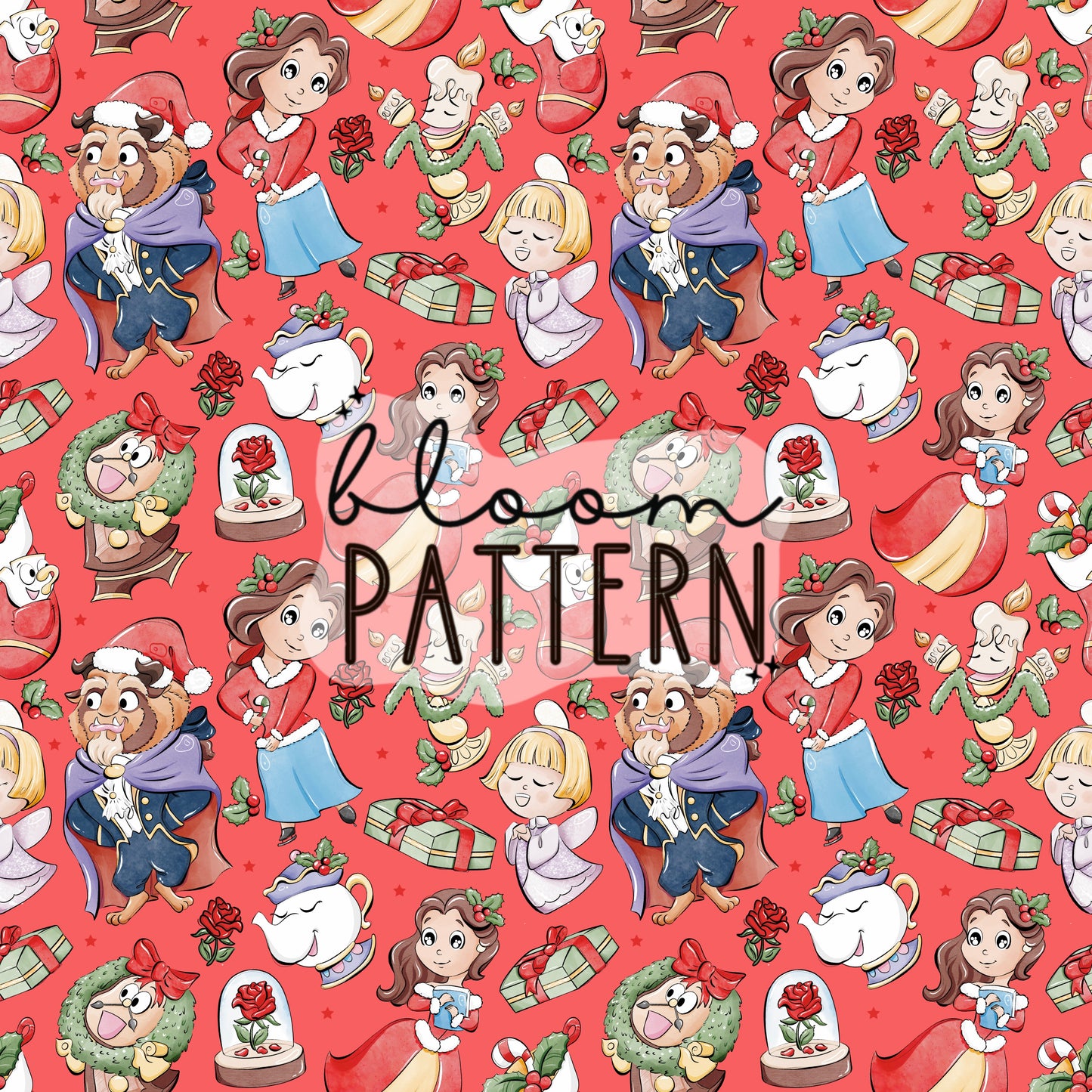 Beauty Christmas Seamless Pattern