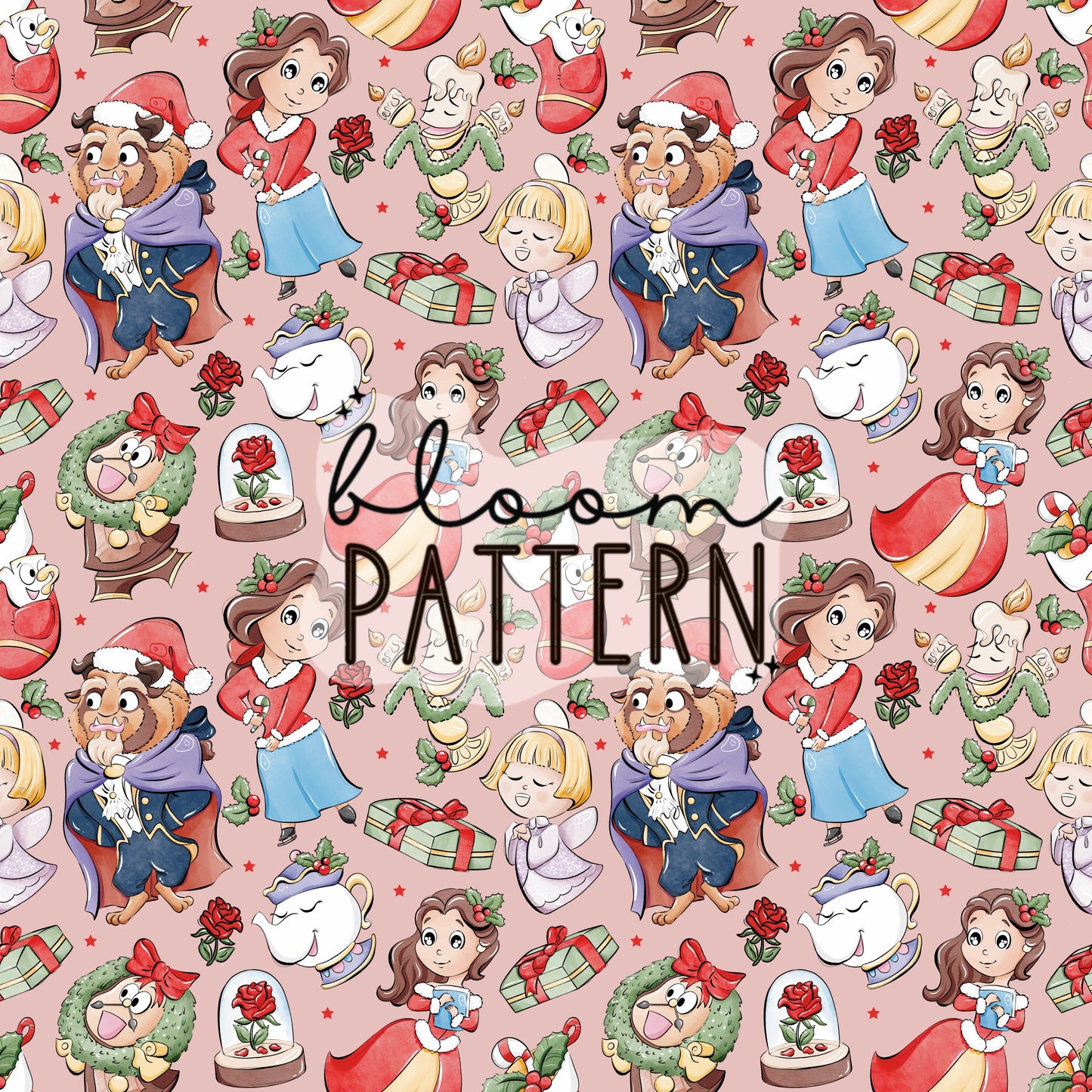 Beauty Christmas Seamless Pattern