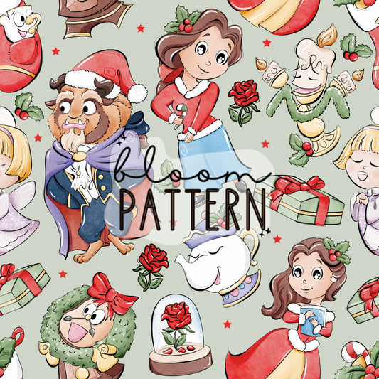 Beauty Christmas Seamless Pattern