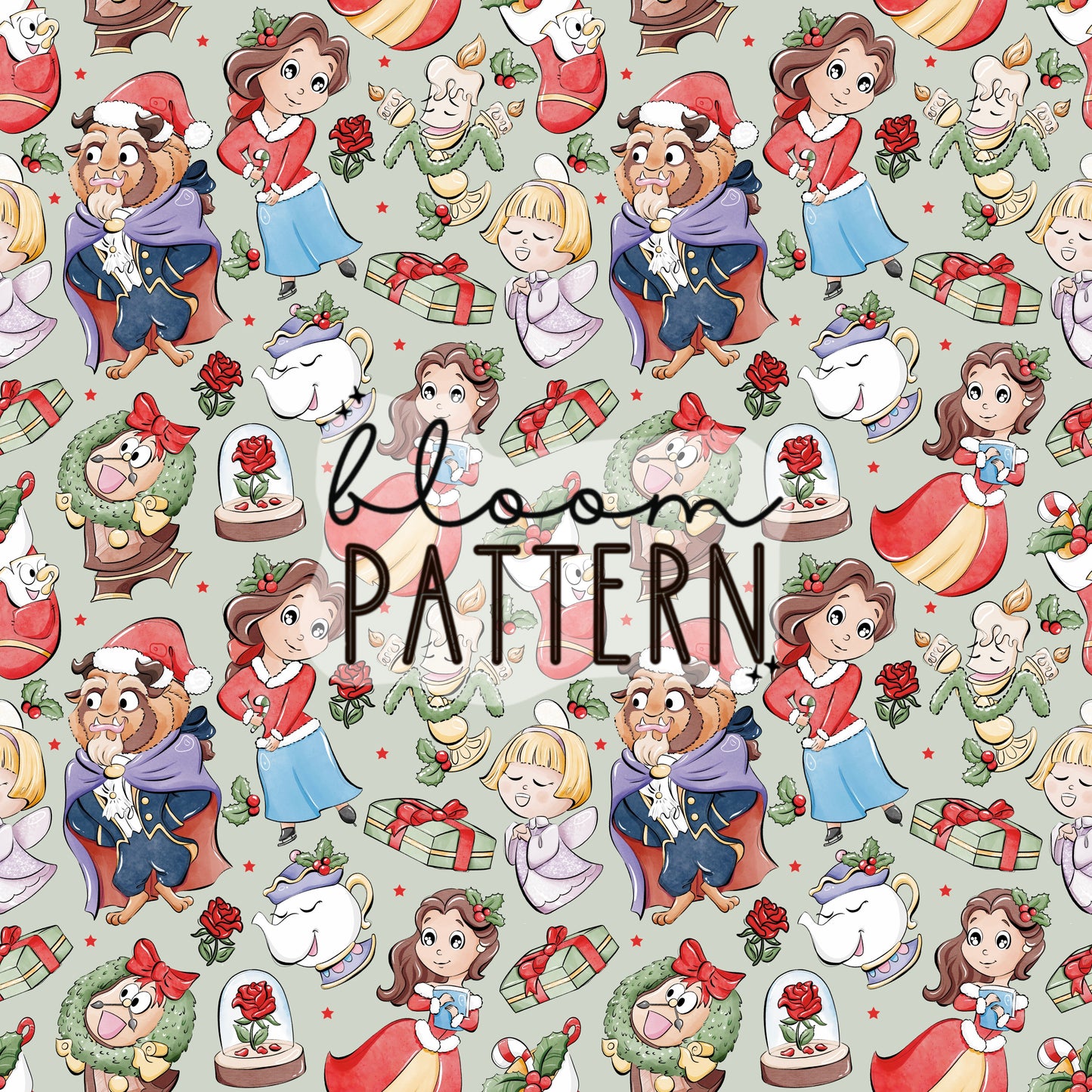 Beauty Christmas Seamless Pattern